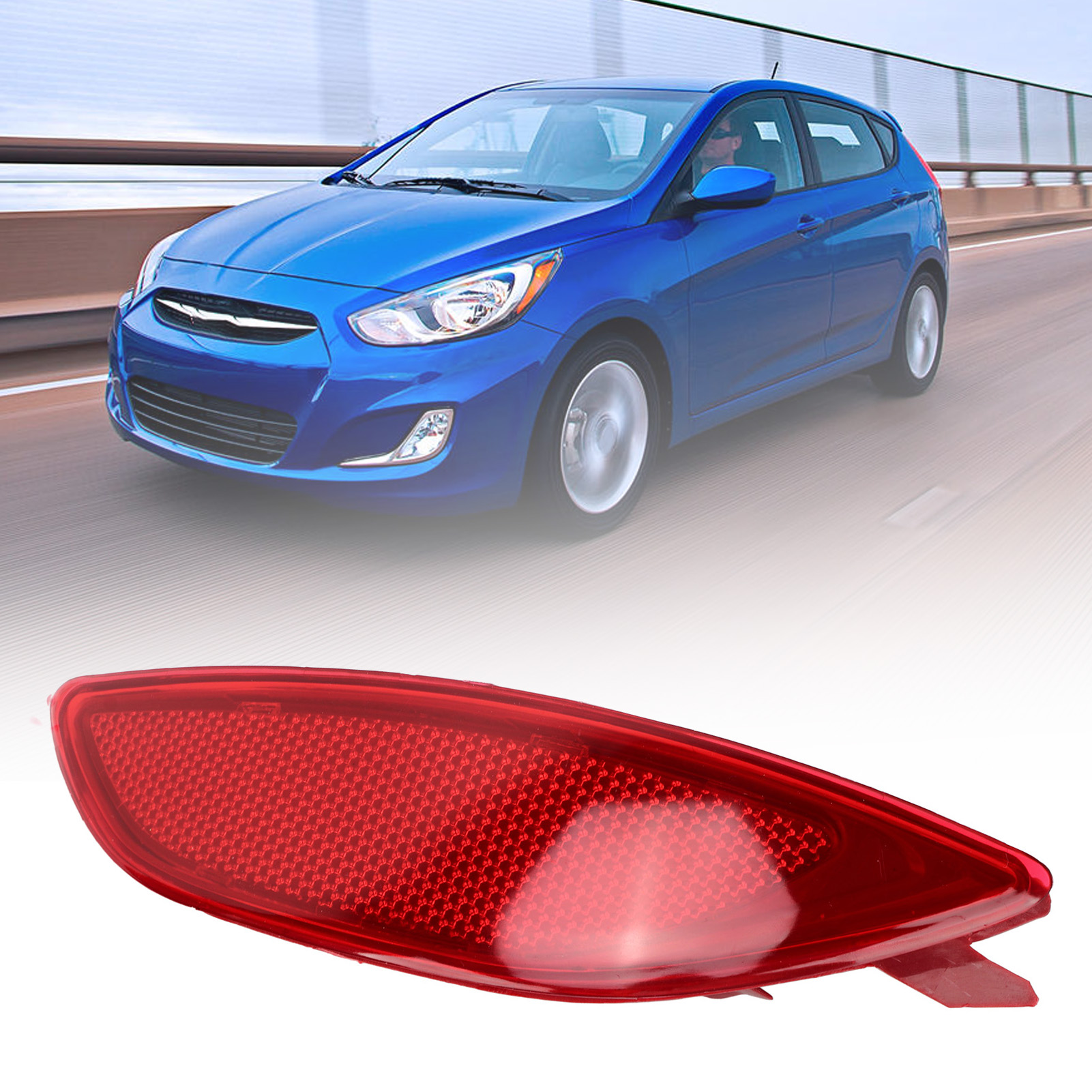 2pcs For Hyundai Elantra 2014 2015 2Pcs Left & Right Rear Bumper Reflector Light 924063X200 92405-3X200 924053X200 HY1185114 - 34