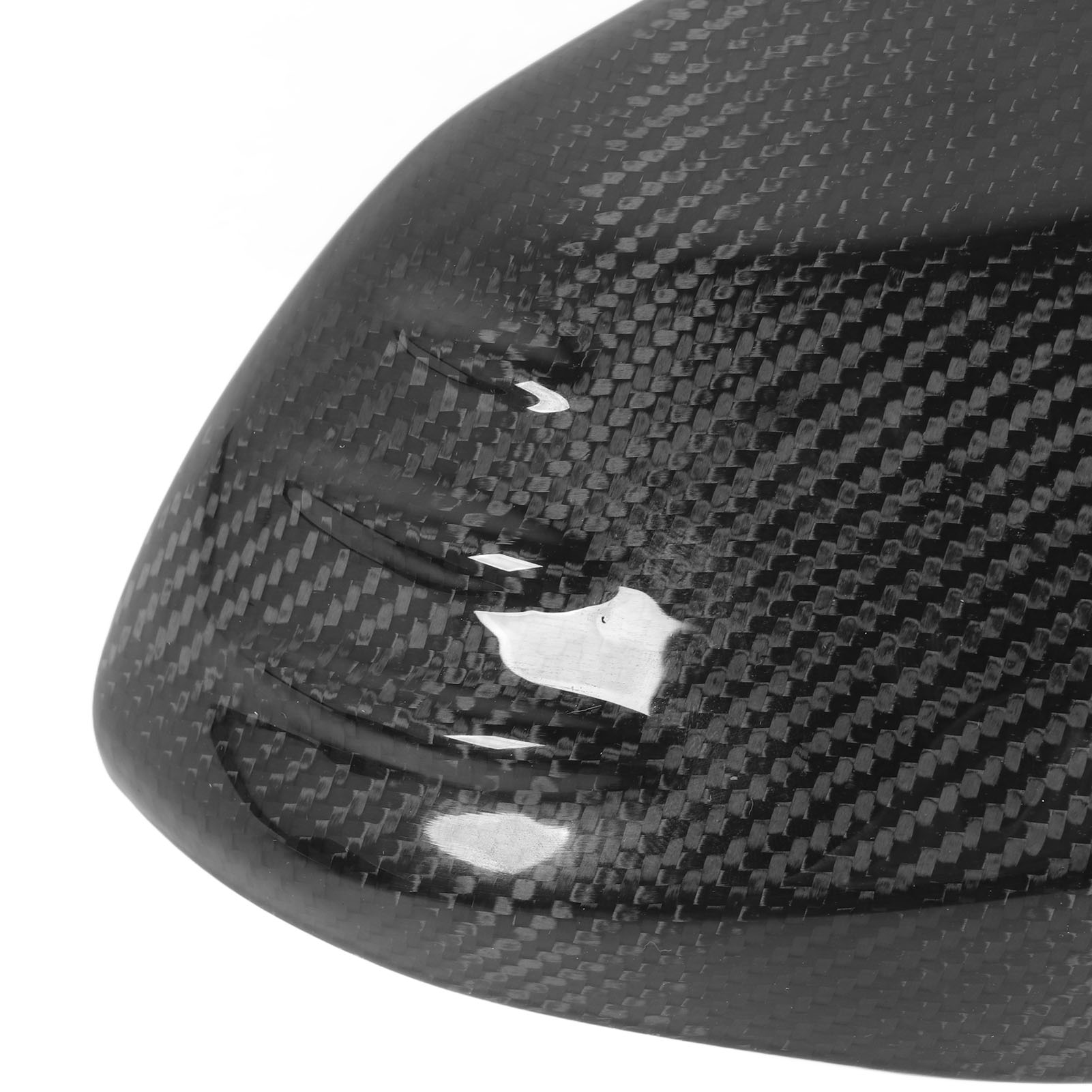 Riloer Coperture Per Specchietti Retrovisori Per Toyota Camry 9th (2024-2026) – 2 Pezzi, Effetto Fibra Di Carbonio/nero Lucido, Adesive, In ABS