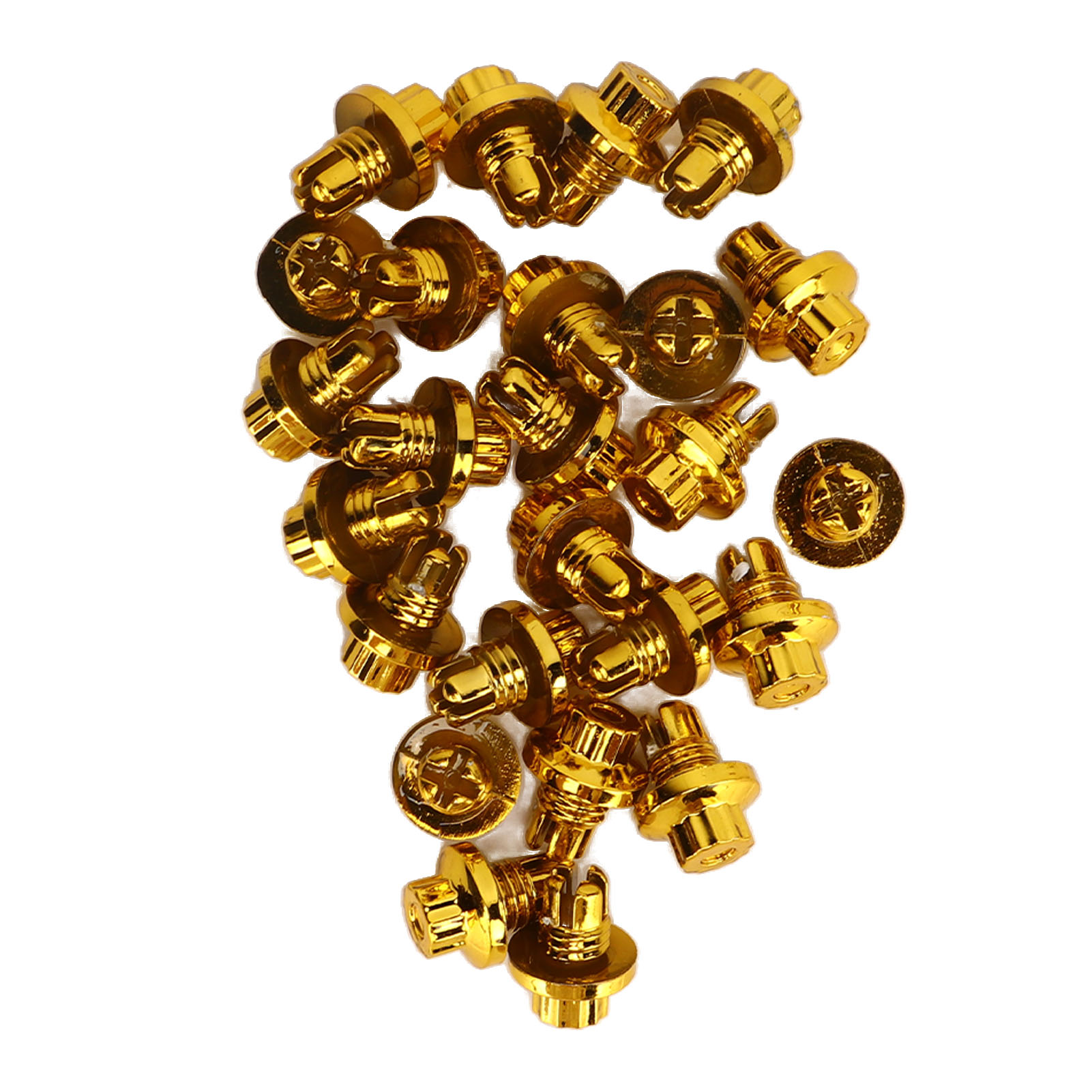 汽车车轮铆钉25pcs 适用于AH Ds Series Wheel Rims Cap Lip Screw Bolt Tire （EPAS066G）