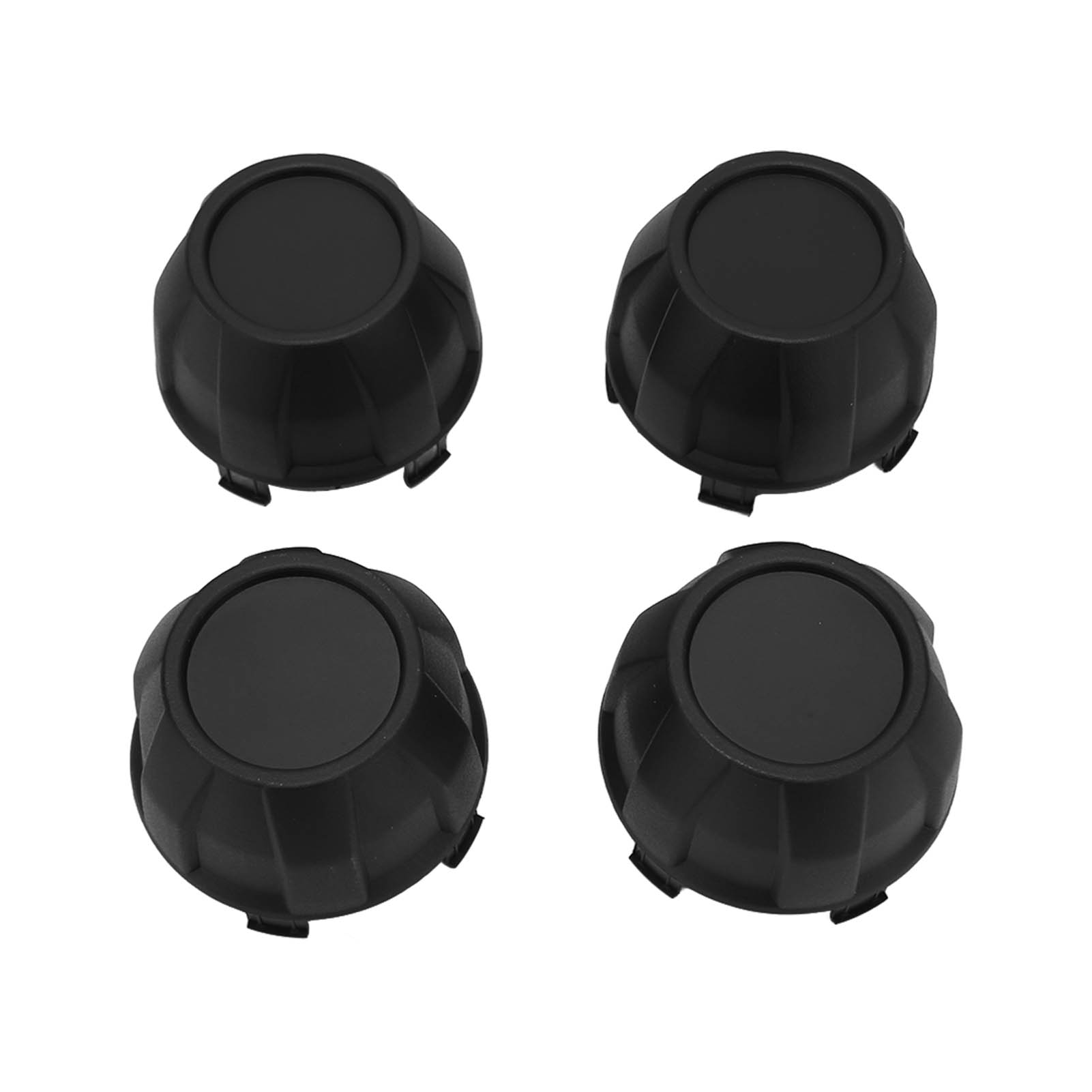4pcs ATV轮胎轮毂盖 黑色防尘中心轮毂盖 适用于Kawasaki Teryx KRX 1000 2020-2022 11065-1341