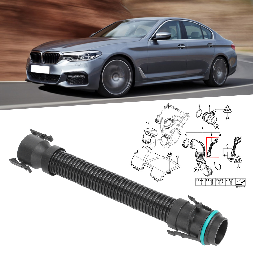 Turbo Air Filter Intake Pipe Hose For BMW 1, 3, 5, 7 Series - 13717803842