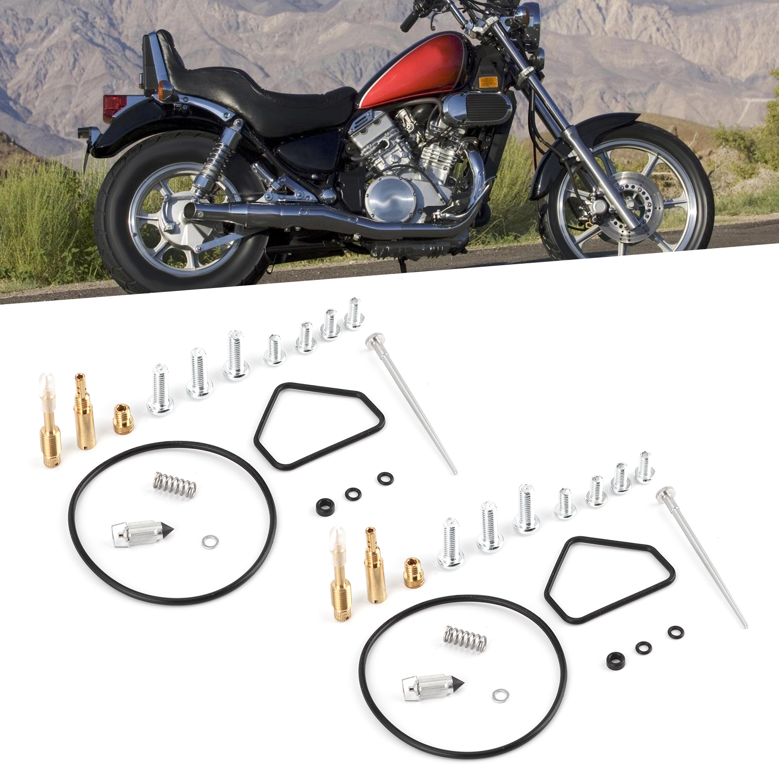 Juego De Reparación De Carburador Keyster Para Kawasaki VN750 Vulcan - Kit Delantero Y Trasero K-1138KK | Repuestos Originales