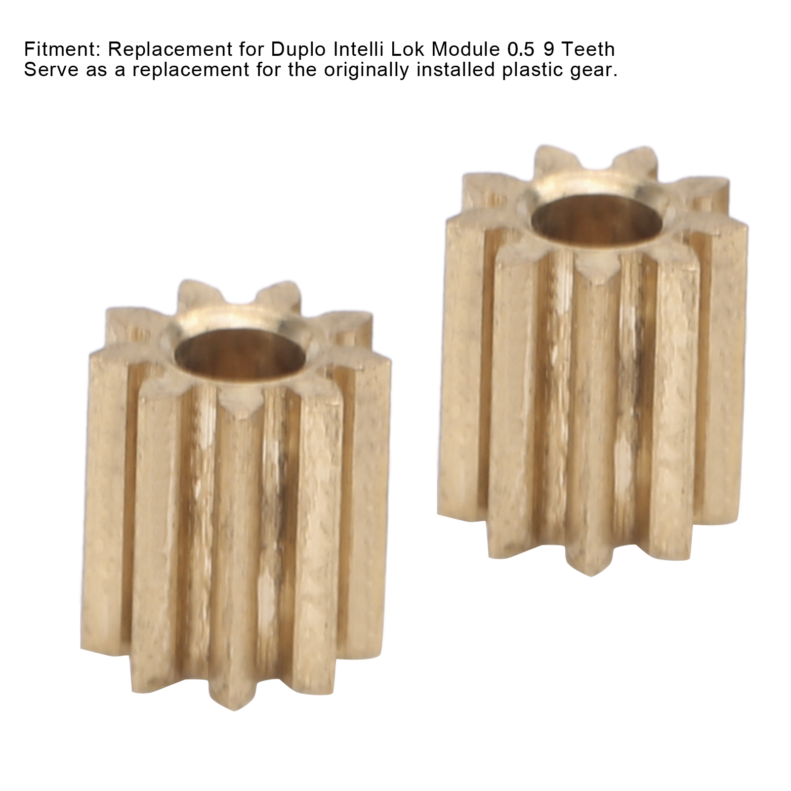 2 Pezzi Ingranaggio Cilindrico In Ottone 0,5 Modulo 20 Denti - Foto 14