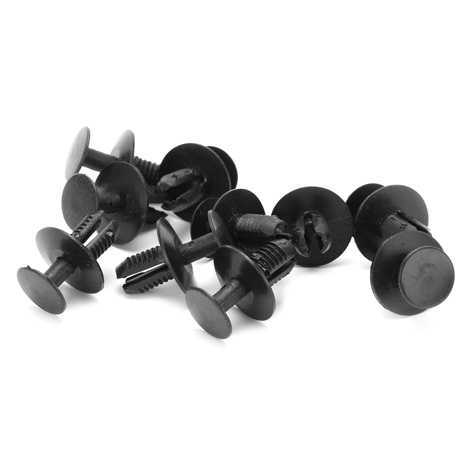 10x E39 5mm Plastic Expanding Rivet Clips For Front Wheel