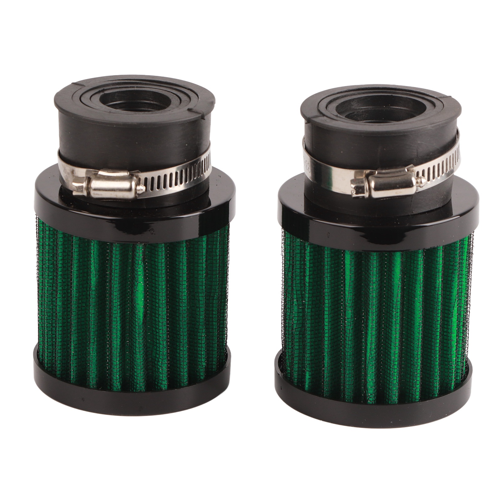 摩托车通用28-48mm 空气滤清器（2件装）适用于 50cc 70cc 90cc 125cc Moped Scooter Atv Dirt Bike黑红