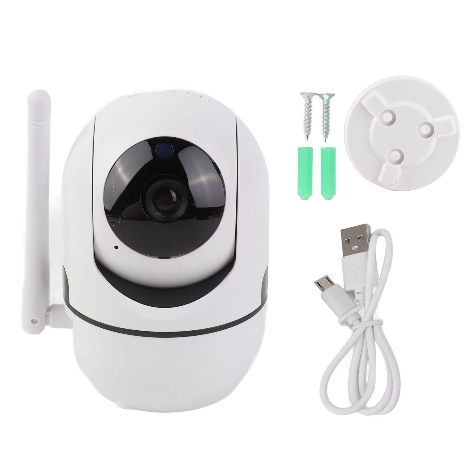 （墨西哥专卖）小黄人摇头机 360度旋转远程云台家用安无线wifi夜视摄像机