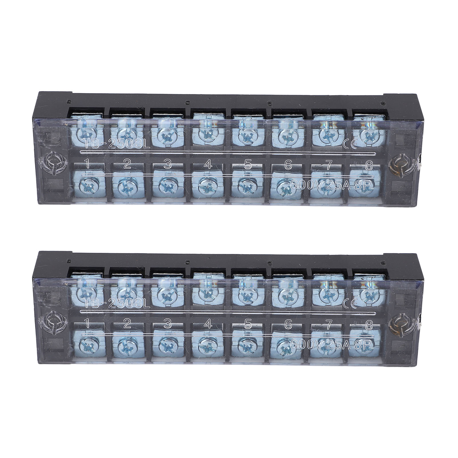 2个一卖 600V 25A TB 固定式大电流接线端子 接线柱端子排 （铁）（气泡袋发货）12位（2512）