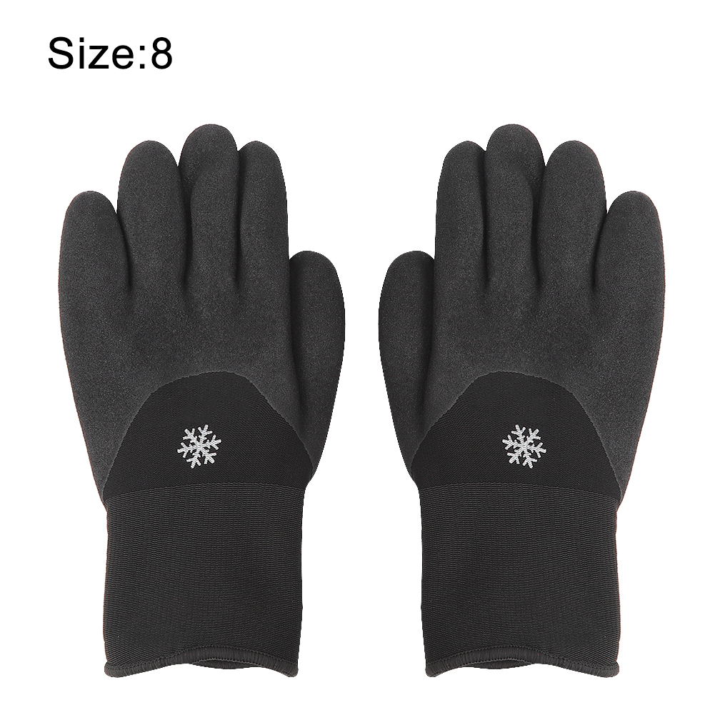 -30℃耐低温丁腈涂层手套保暖防寒耐磨冷环境作业手套8