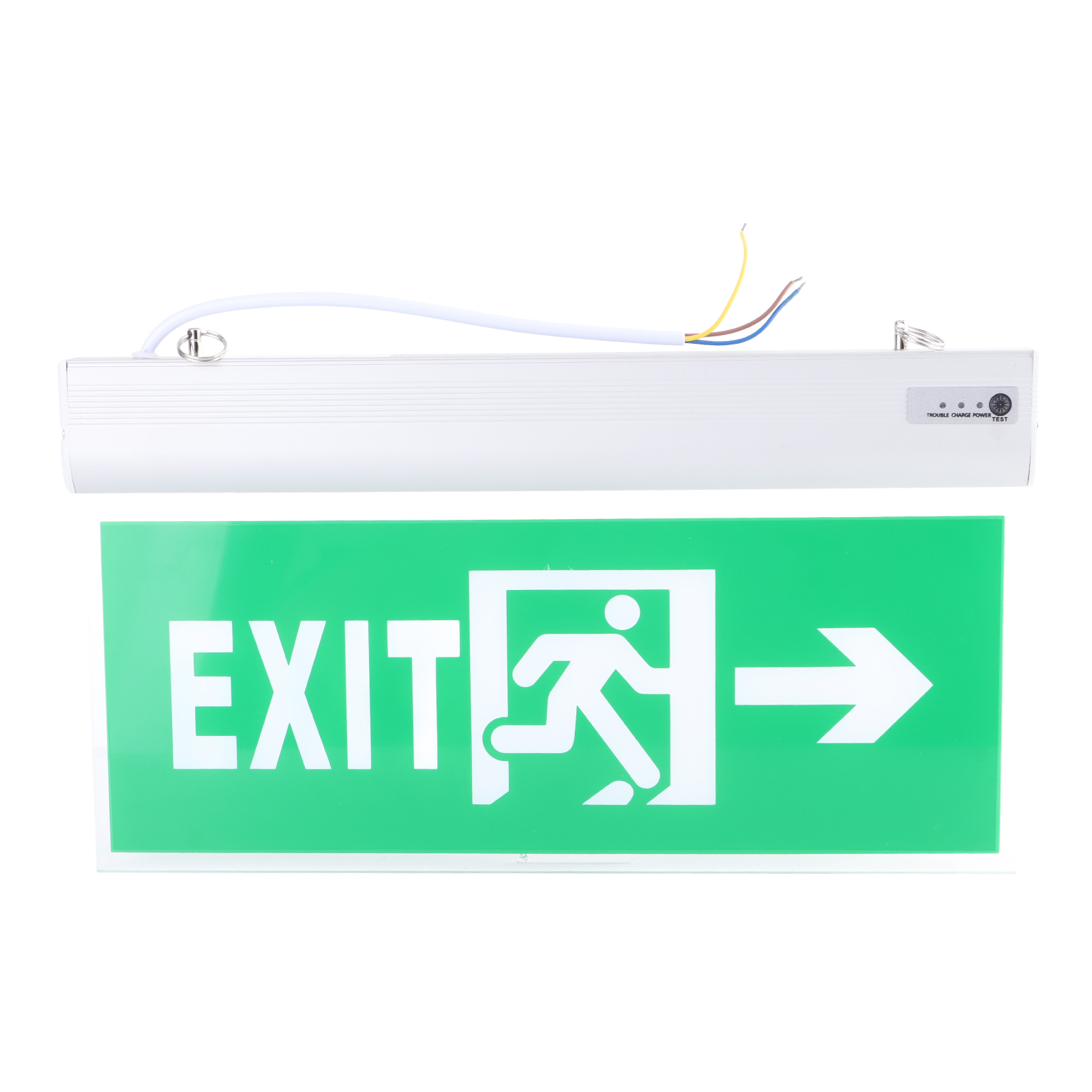 亚克力吊牌指示灯 消防应急照明灯 EXIT安全出口疏散指示灯 向右110-220V
