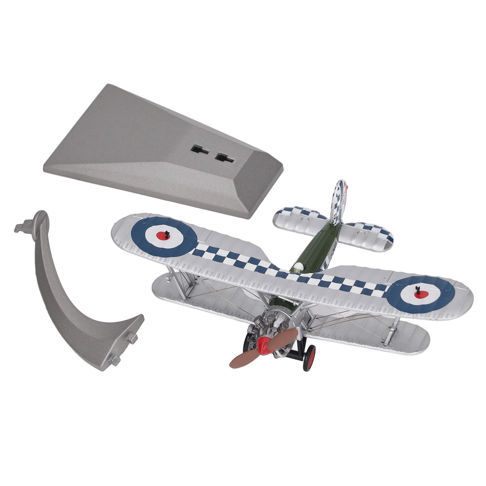 1：72一战飞机BRISTOL BULLDOG 双翼三翼仿真合金飞机模型成品（供应商规格：BRISTOL BULLDOG）