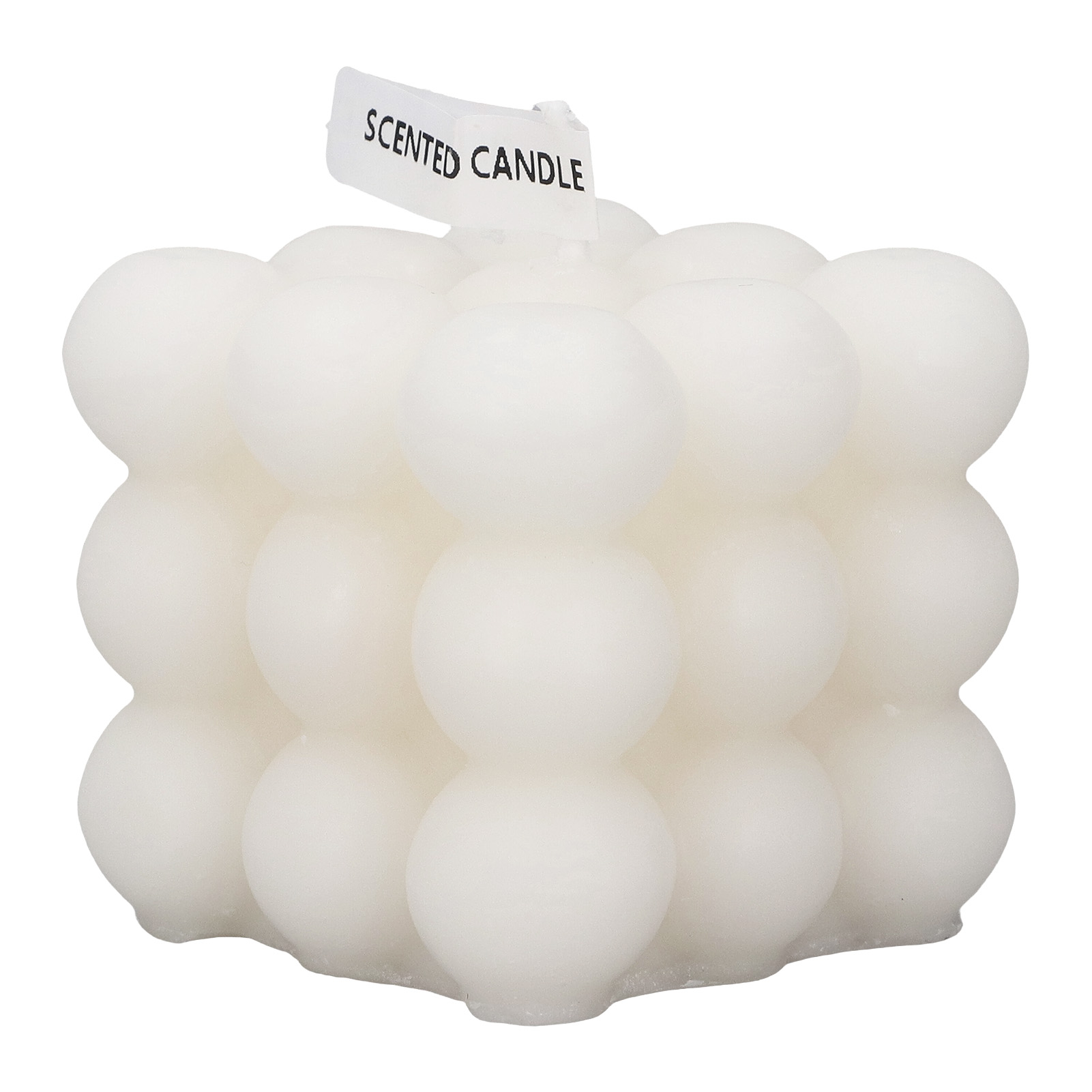 三层豆乳香薰蜡烛  网红道具摆件礼物3d魔方candle蠟燭蓝色