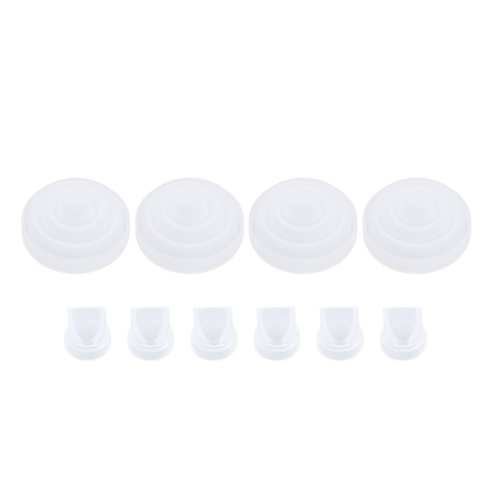 6PCS 鸭嘴阀和 4PCS 膜片，兼容 Momcozy M5 可穿戴式吸奶器，Momcozy M5 吸奶器配件，非 Mom Cozy 原装配件。