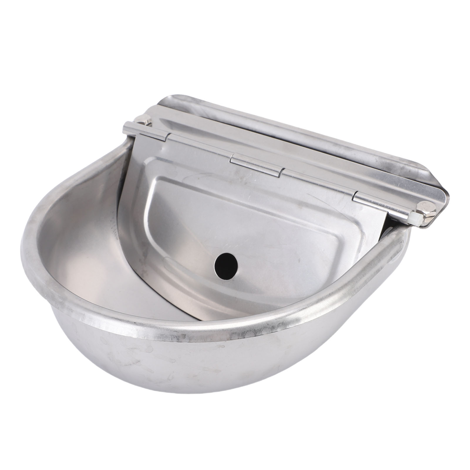 不锈钢牛用饮水碗养殖水槽猪喝水浮球喂水水碗饮水槽羊自动饮水器