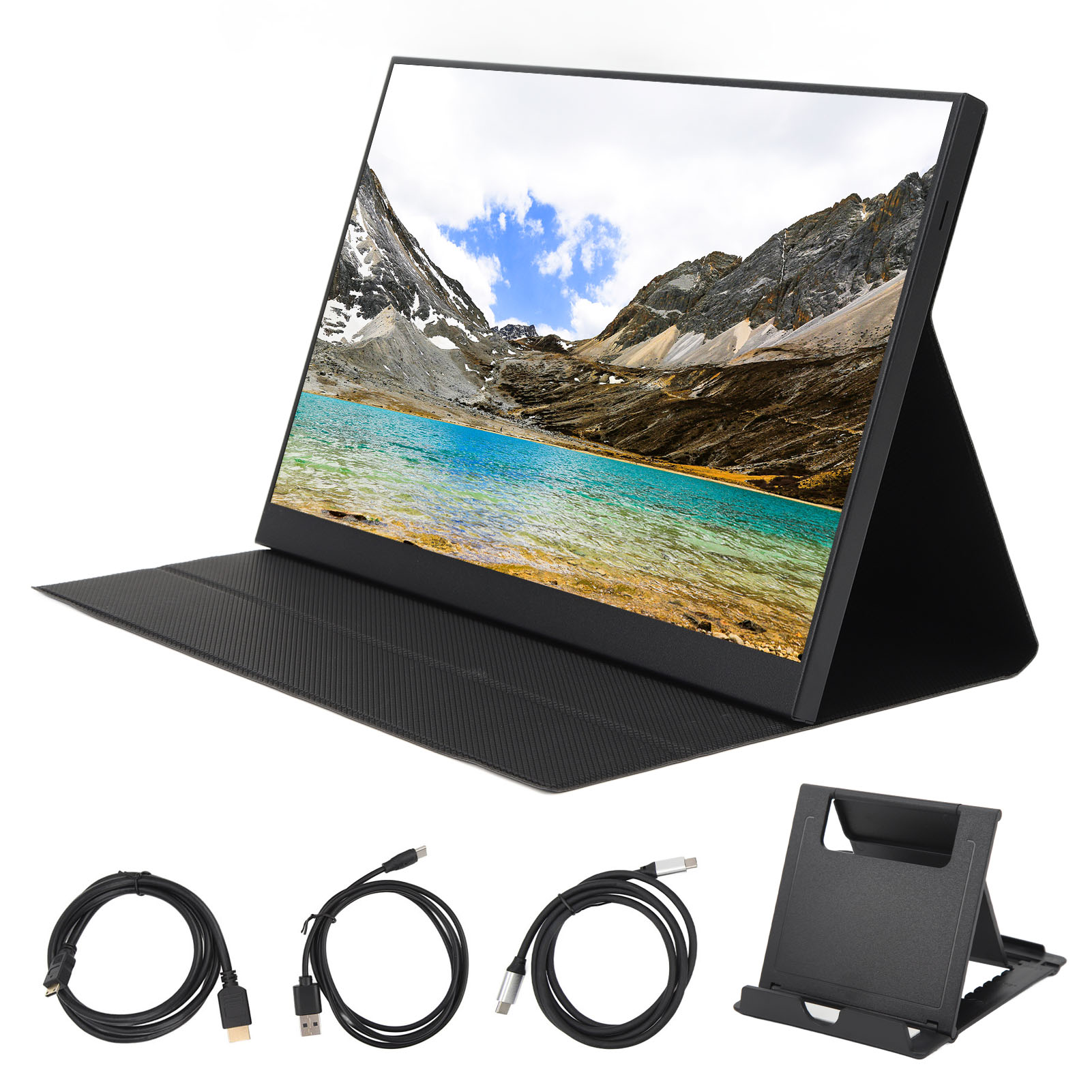 14英寸2.5K电竞60Hz便携式显示器HDMI Type-C显示屏电脑手机PS4游戏扩展屏1400XTS（到时候发货屏幕正面放一个1CM厚的珍珠棉）