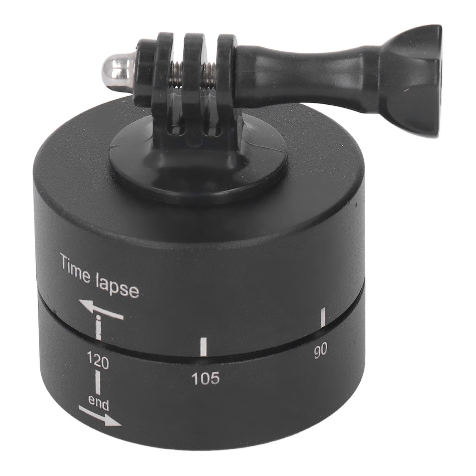 全景定时云台360度旋转GoPro运动微单相机摄影延时器全金属云台120分钟计时