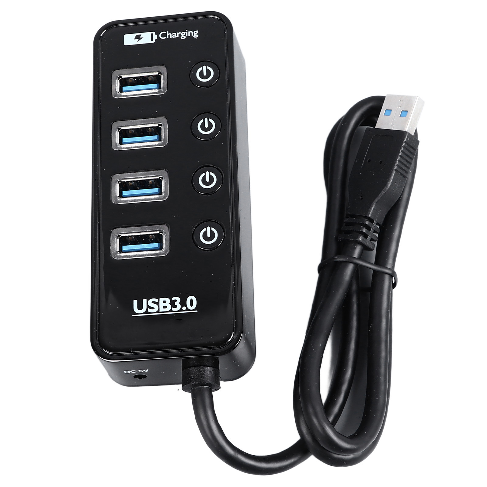 (墨西哥专卖)四口USB3.0集线器(4口+1口充电)彩盒包装