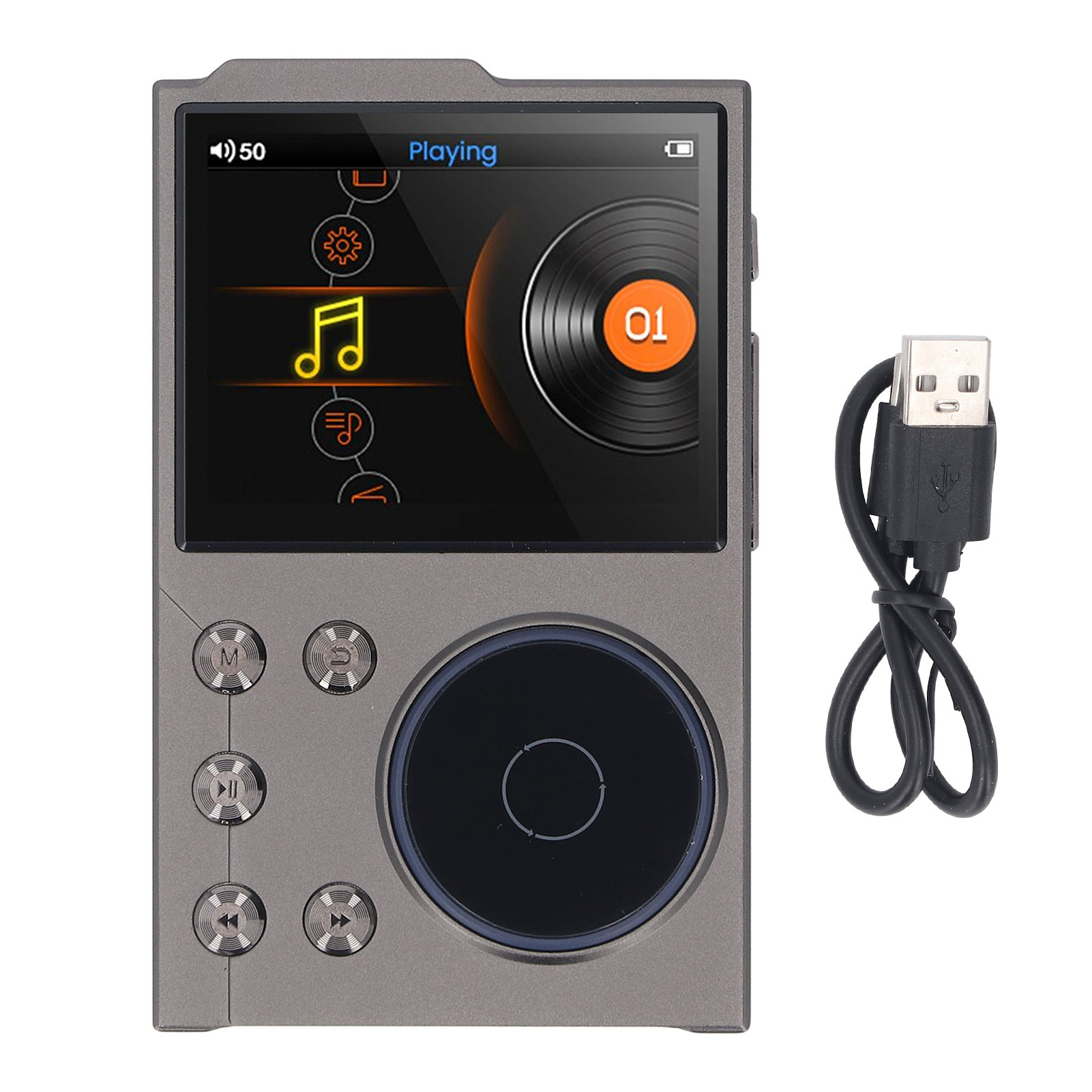 HiFi MP3播放器带蓝牙5.3 无损DSD DAC FLAC播放器 数字音频音乐播放 高分辨率便携式音频播放器