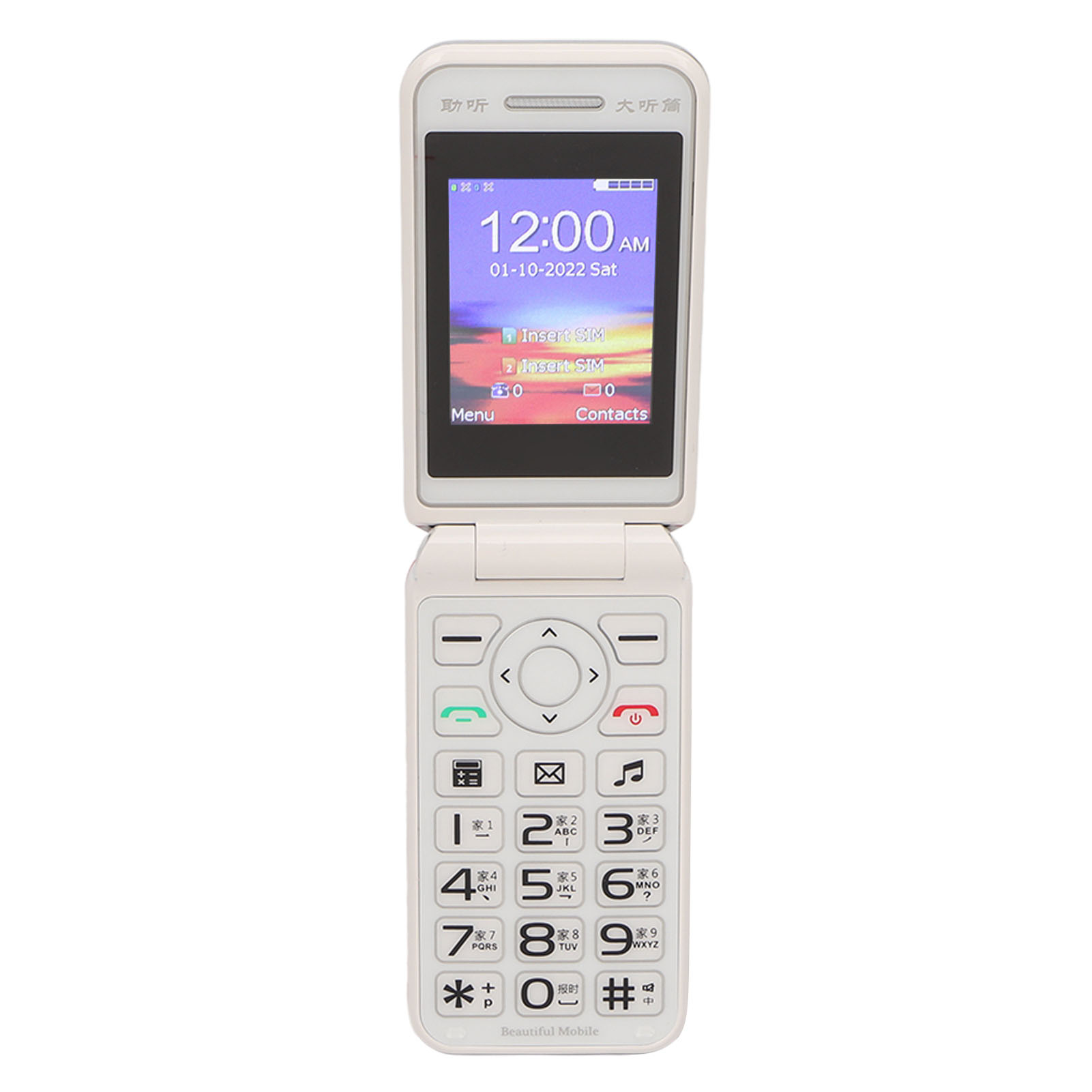 YOSOO 2G Téléphone à écran 2 N509 2G Téléphone à clapet débloqué Double SIM Téléphone telephonie portable Prise américaine rose