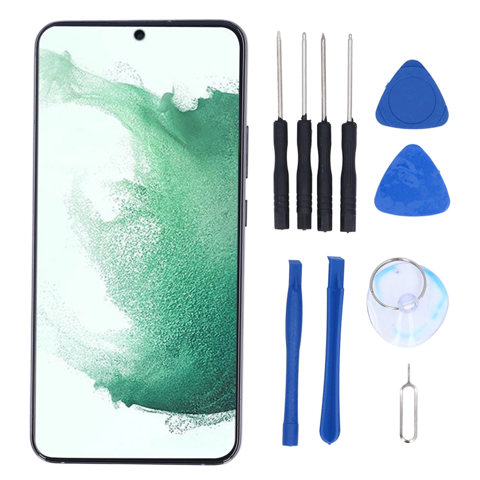 适用于Samsung Galaxy S22+ 5G SM-S906B OLED显示屏触摸屏替换 屏幕更换套件 带框架工具