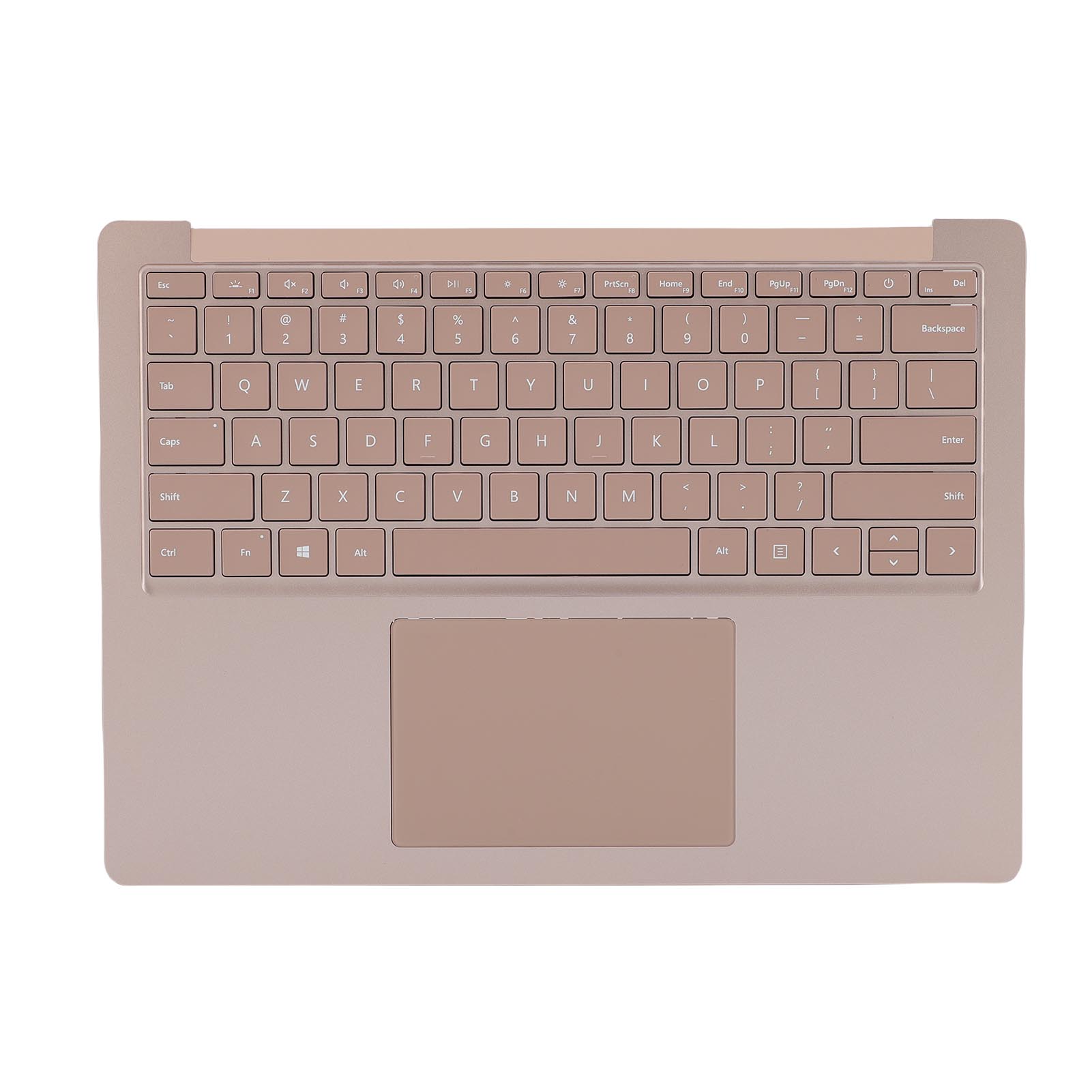 适用于 Surface Laptop 3/4/5 1951 1951 13.5英寸掌托触摸板键盘，全尺寸超薄键盘，适用于带触摸板的笔记本电脑，背光键盘