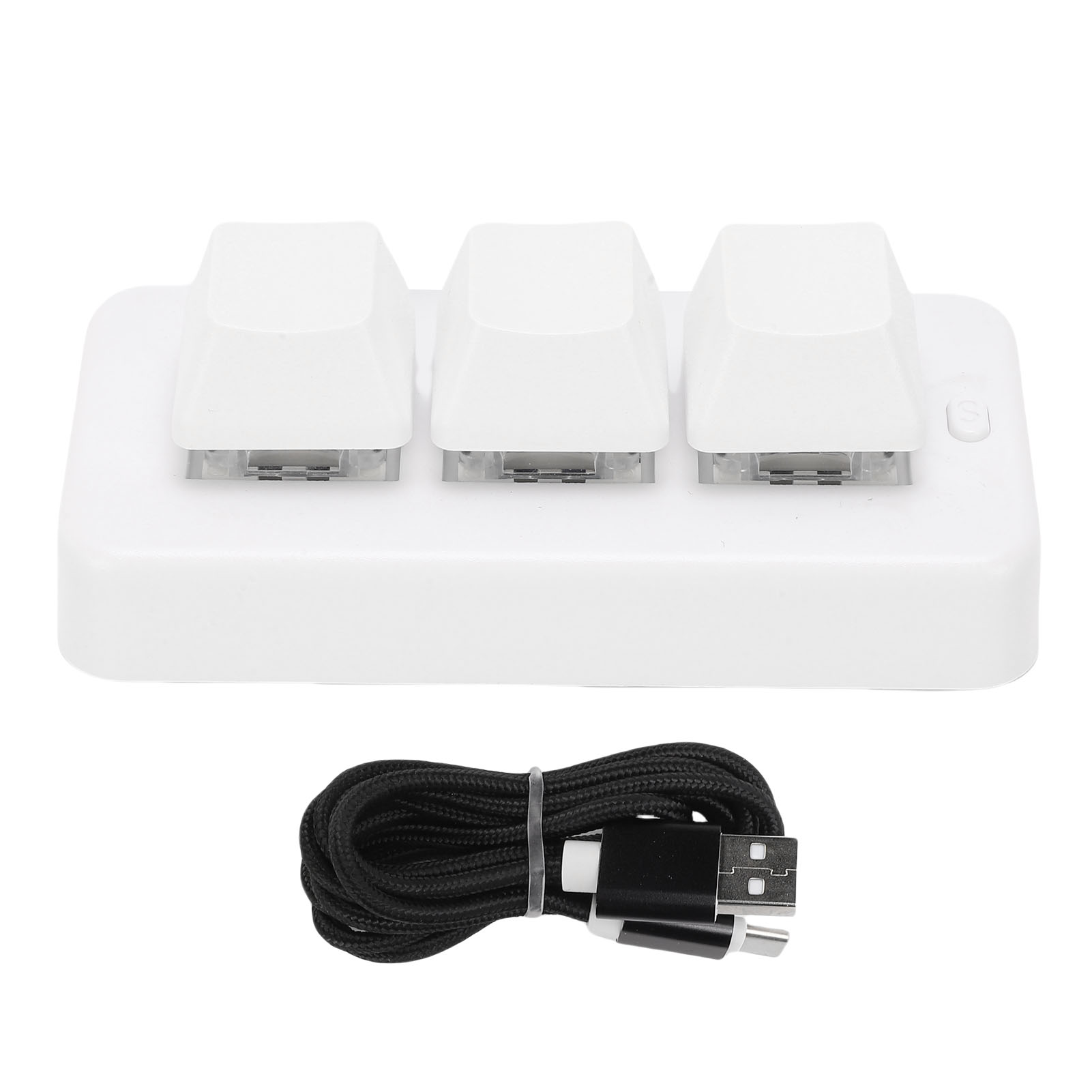 MK321BT    双模有线+蓝牙 小键盘自定义迷你键盘 机械电竞游戏办公通用 黑色