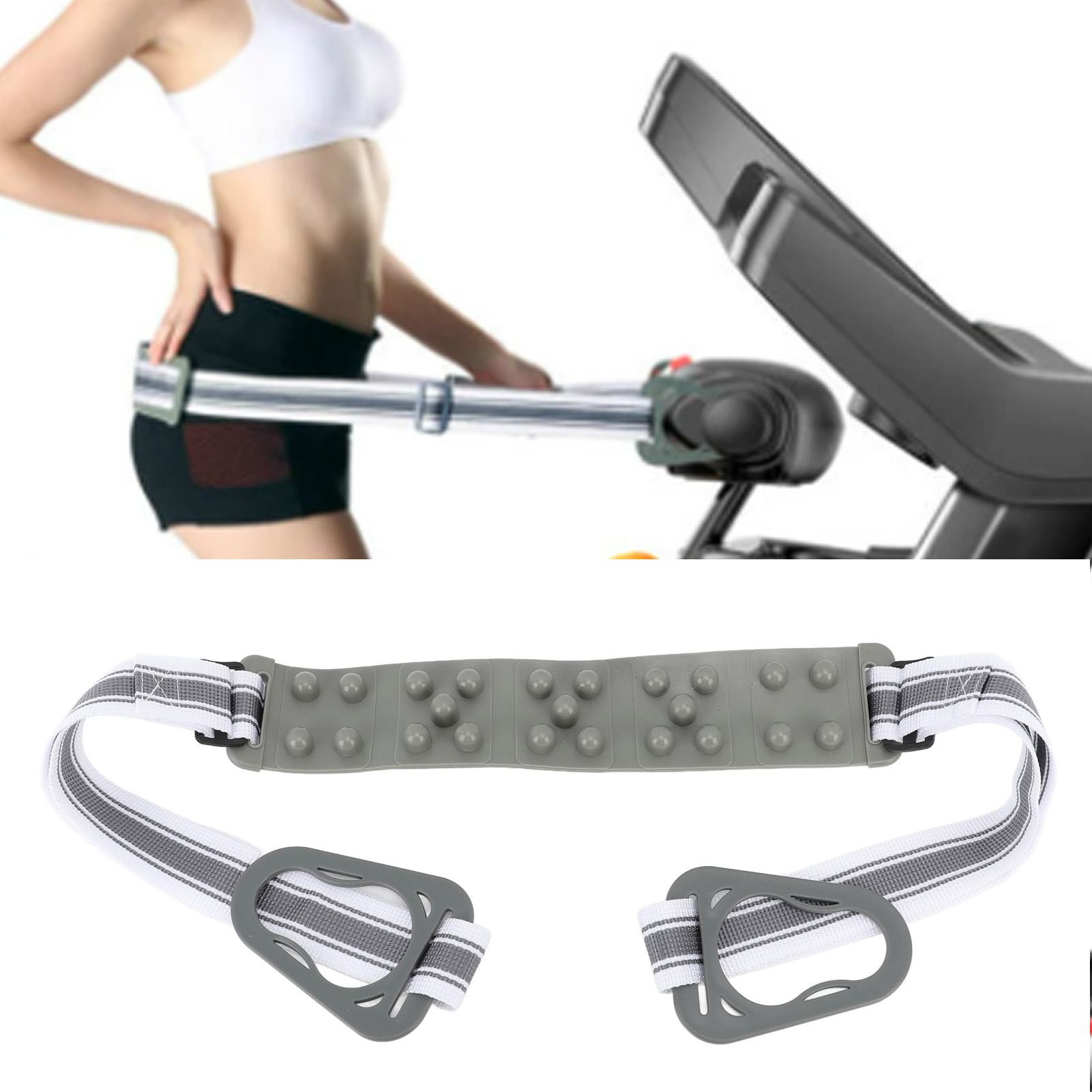 vibrations- und klopfmassage gürtel Laufband Massage gürtel Vibration Maschine Taillen bund 7,2 Fuß Länge 2  Zoll Breite Workout Massage gürtel für Fitness Running Gym