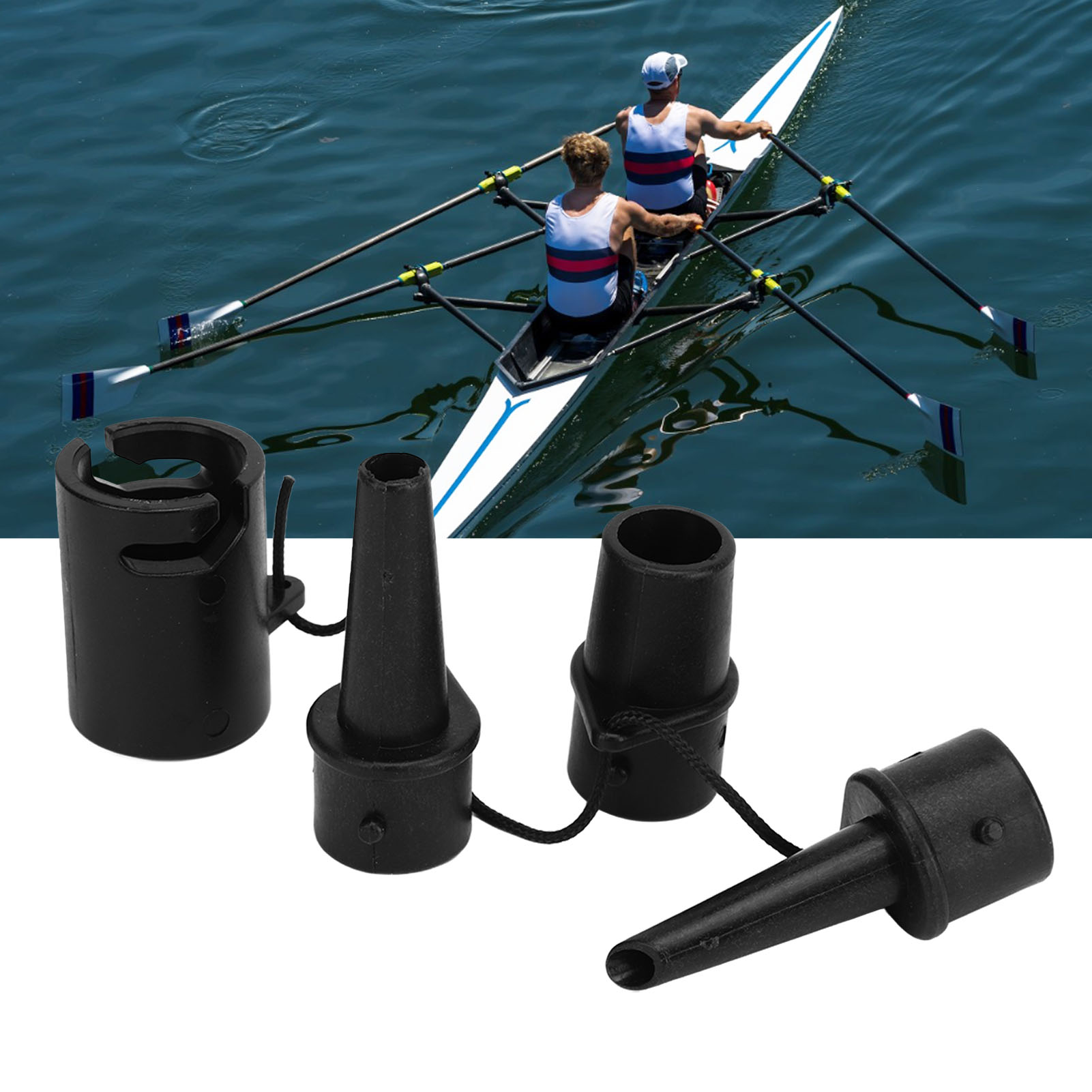 CANIPHA Adaptateur De Pompe De SUP Gonflable, Adaptateur De Valve SUP Avec 9 Buses De Pompe à Air Standard Conventionnelles Pour Bateaux Gonflables