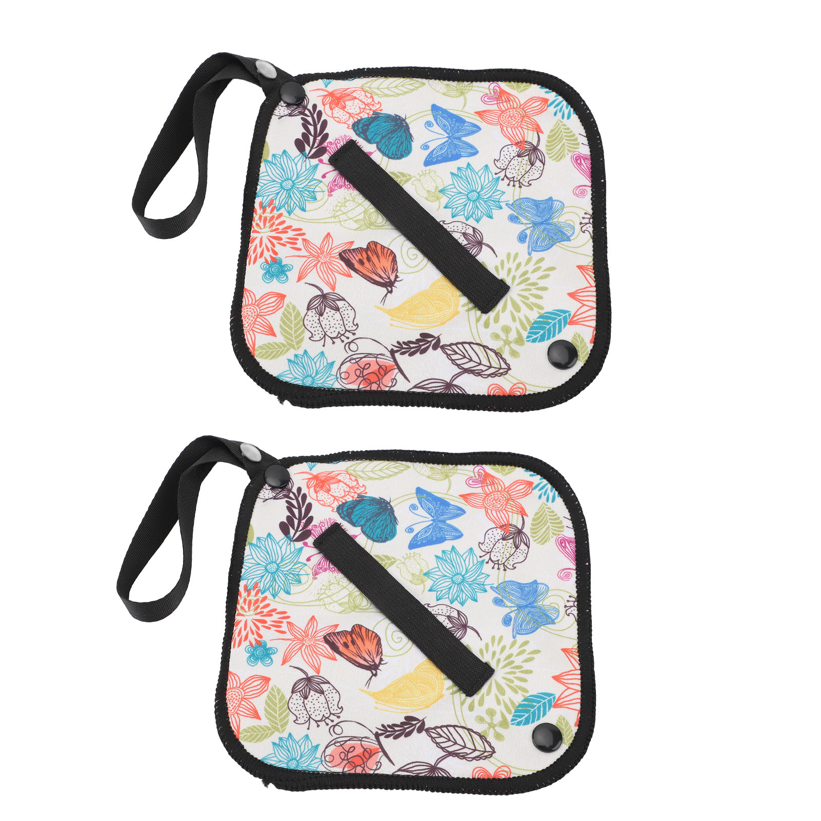 2pcs Pee Cloth户外女性远足小便布擦纸可水洗可重复使用野营卫生布 小碎花