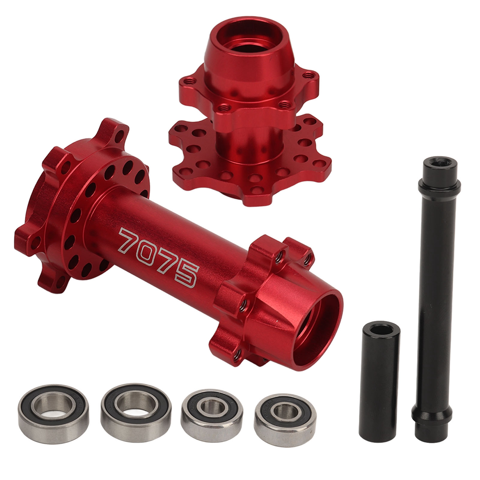 适用于LOSI 1/4 Promoto-MX 电动摩托车改装升级配件 铝合金前后轮轴银色