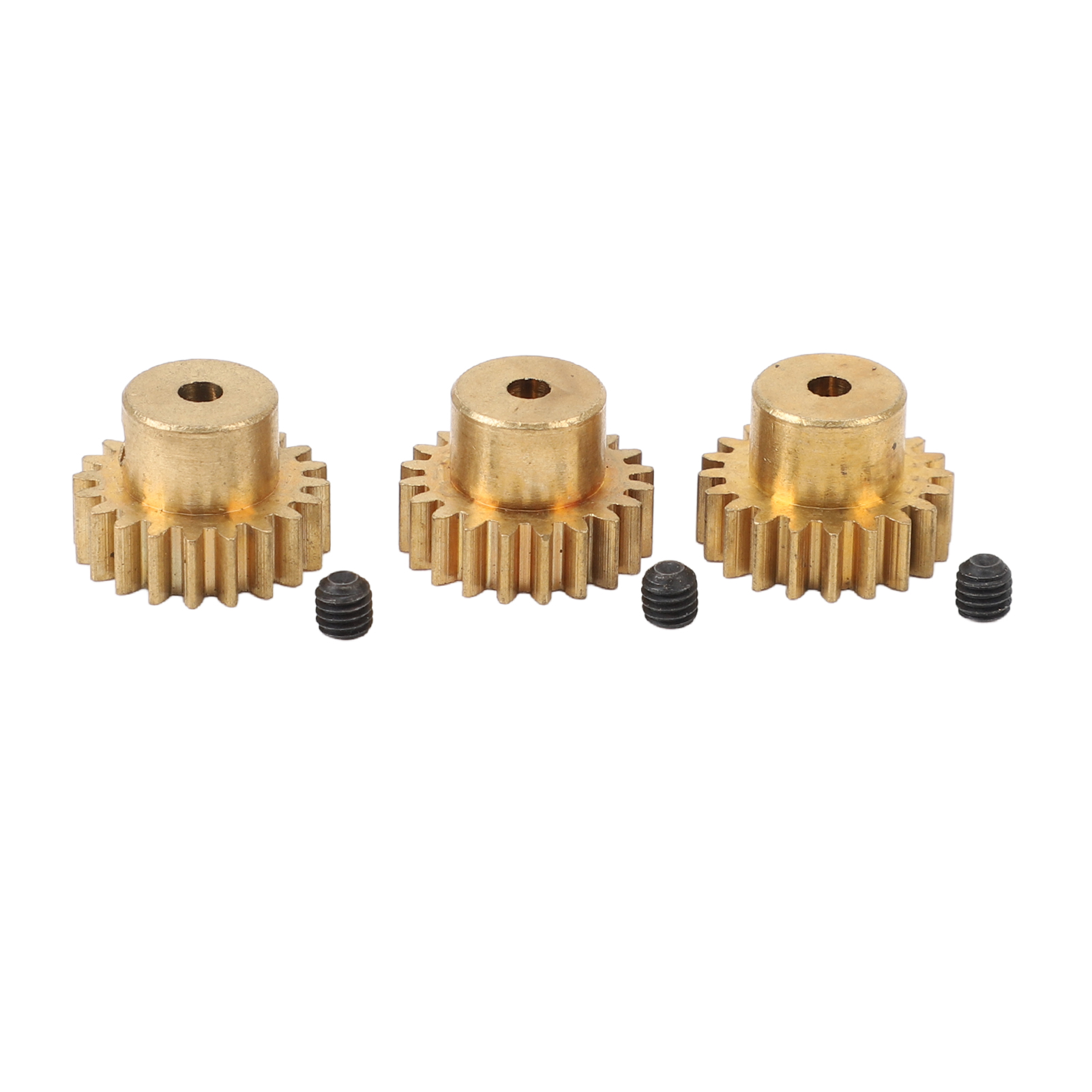 3pcs RC 1/12和1/16遥控车马达齿轮M0.6模 20T 铜制马达齿轮