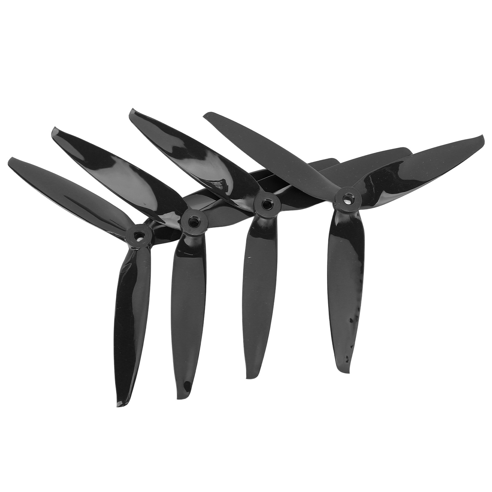 4pcs 7040穿越机3叶螺旋桨适用于7英寸、8英寸FPV RC无人机 紫色