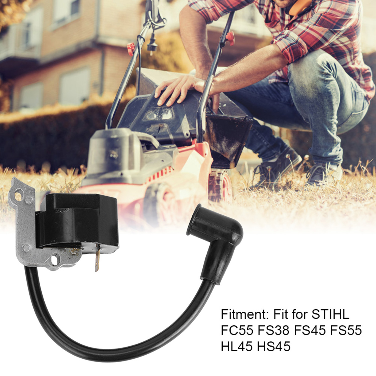 Pièces d'accessoires rechange bobine d'allumage pour STIHL FC55 FS38 FS45 FS55 HL45 HS45 - Vvikizy