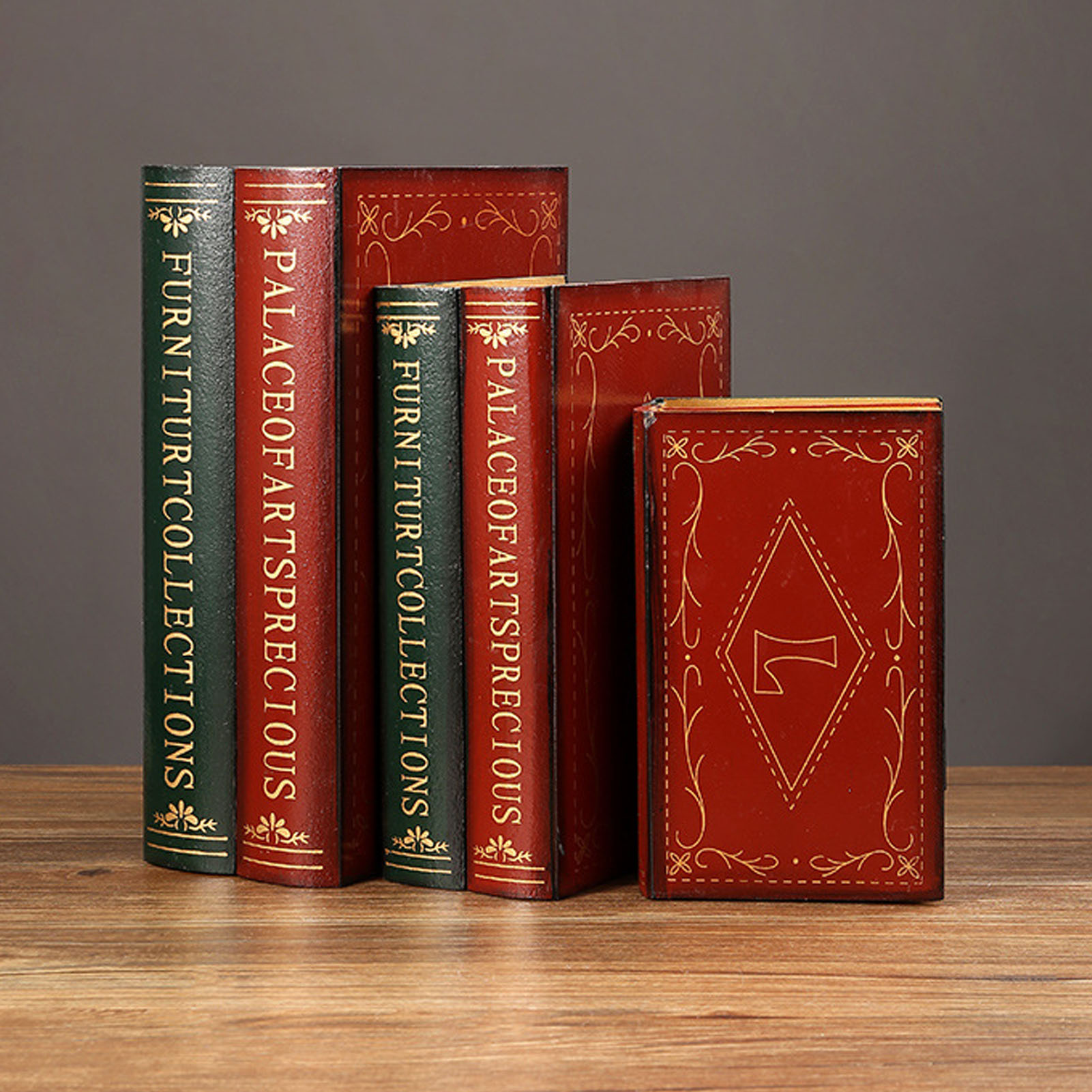 Scatola decorativa per libri, a forma di libro, scatola di immagazzinaggio per gioielli, scatola per libri falsi in stile europeo per casa ufficio mensola oggetti di scena per foto Scatola decorativa per libri, a forma di libro, scatola di immagazzinaggio per gioielli, scatola per libri falsi in stile europeo per casa ufficio mensola oggetti di scena per foto