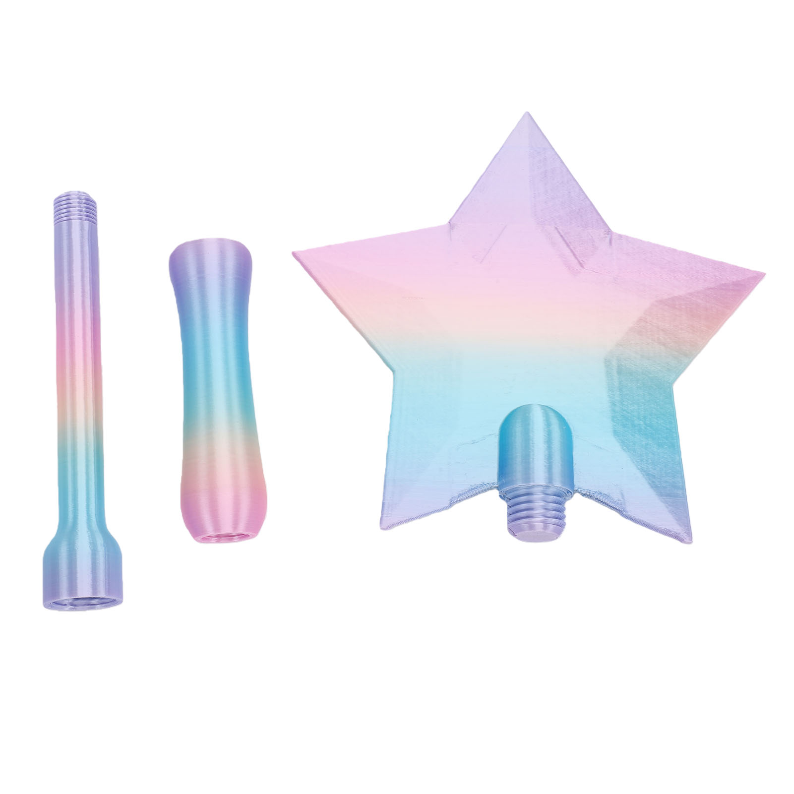 3D Printed Wand Tap to Pay 星光魔法棒3D打印魔杖点击支付 迷你彩虹