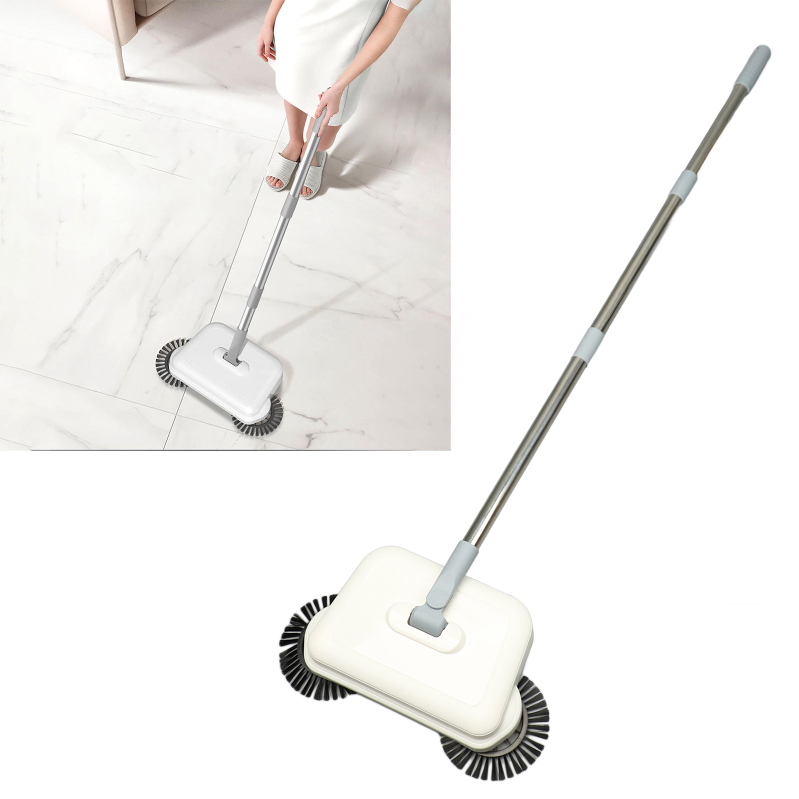 Small Kitchen Sweeper Multi Purpose Hand Push Sweeper Manual Floor Cleaner Sweeping Mopping ...