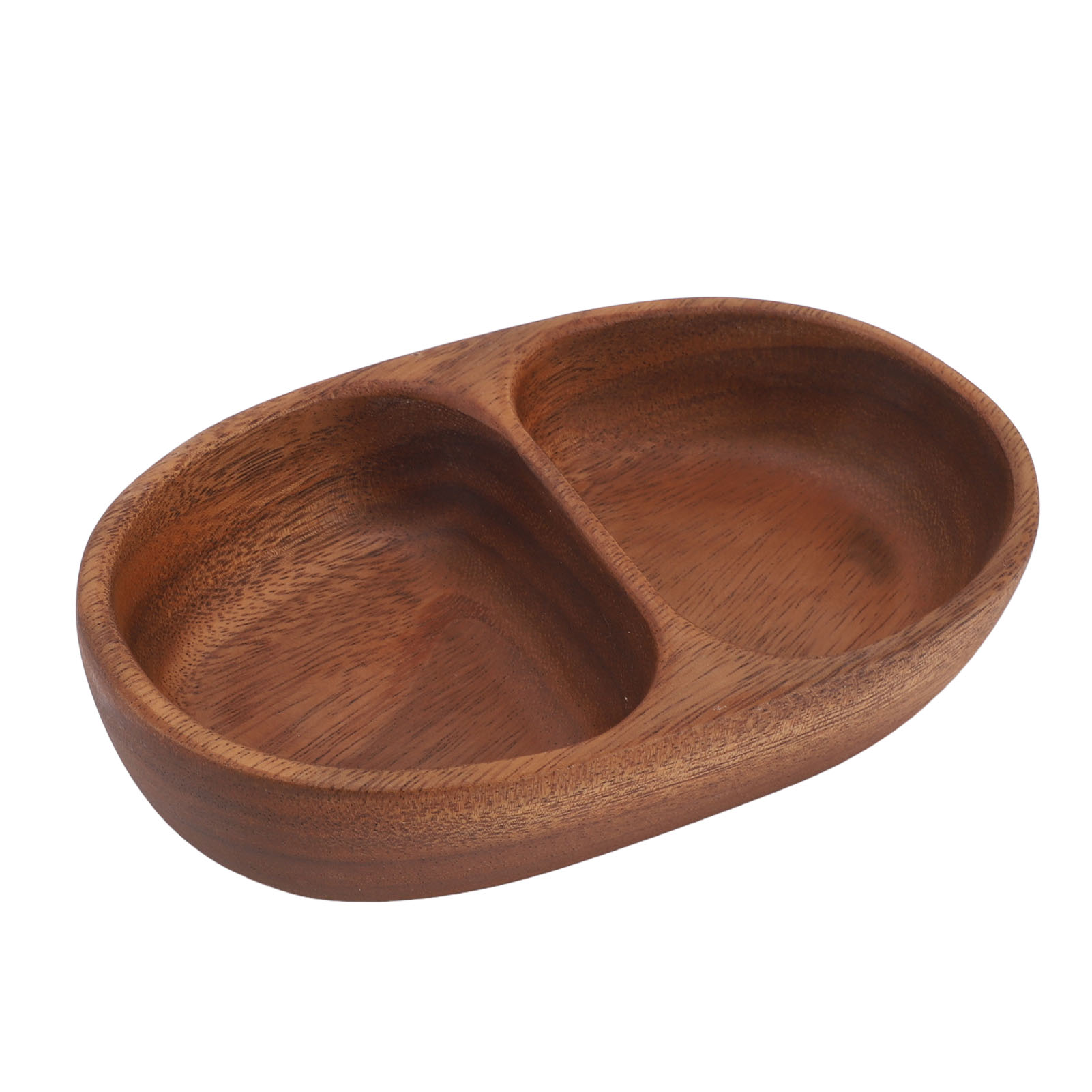 相思木果盘干果零食盘 方形梅花盘