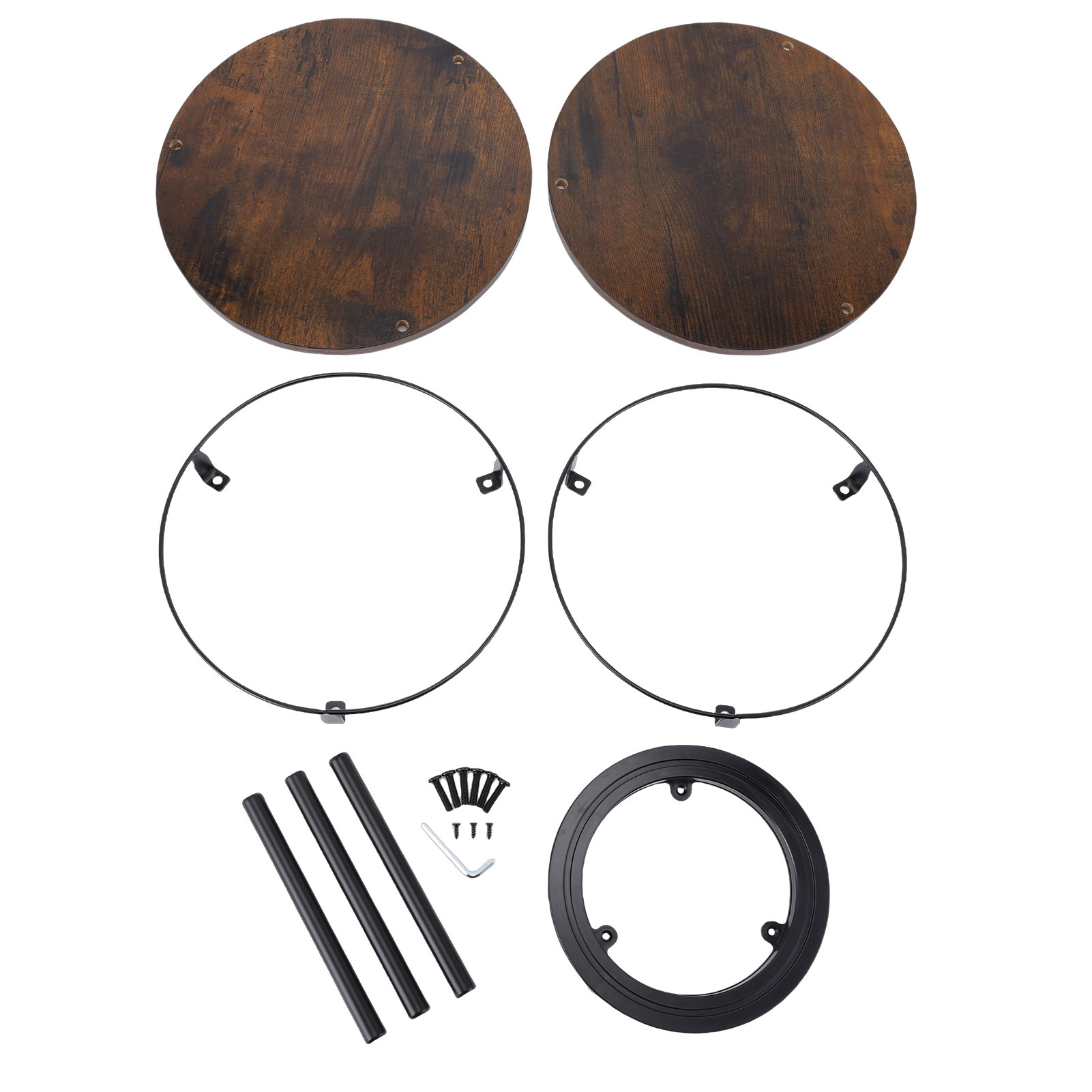 2 层 Lazy Susan 收纳盒，旋转香料架，旋转收纳盒，适用于橱柜、厨房台面、食品储藏室 现货【2 层旋转调料架】