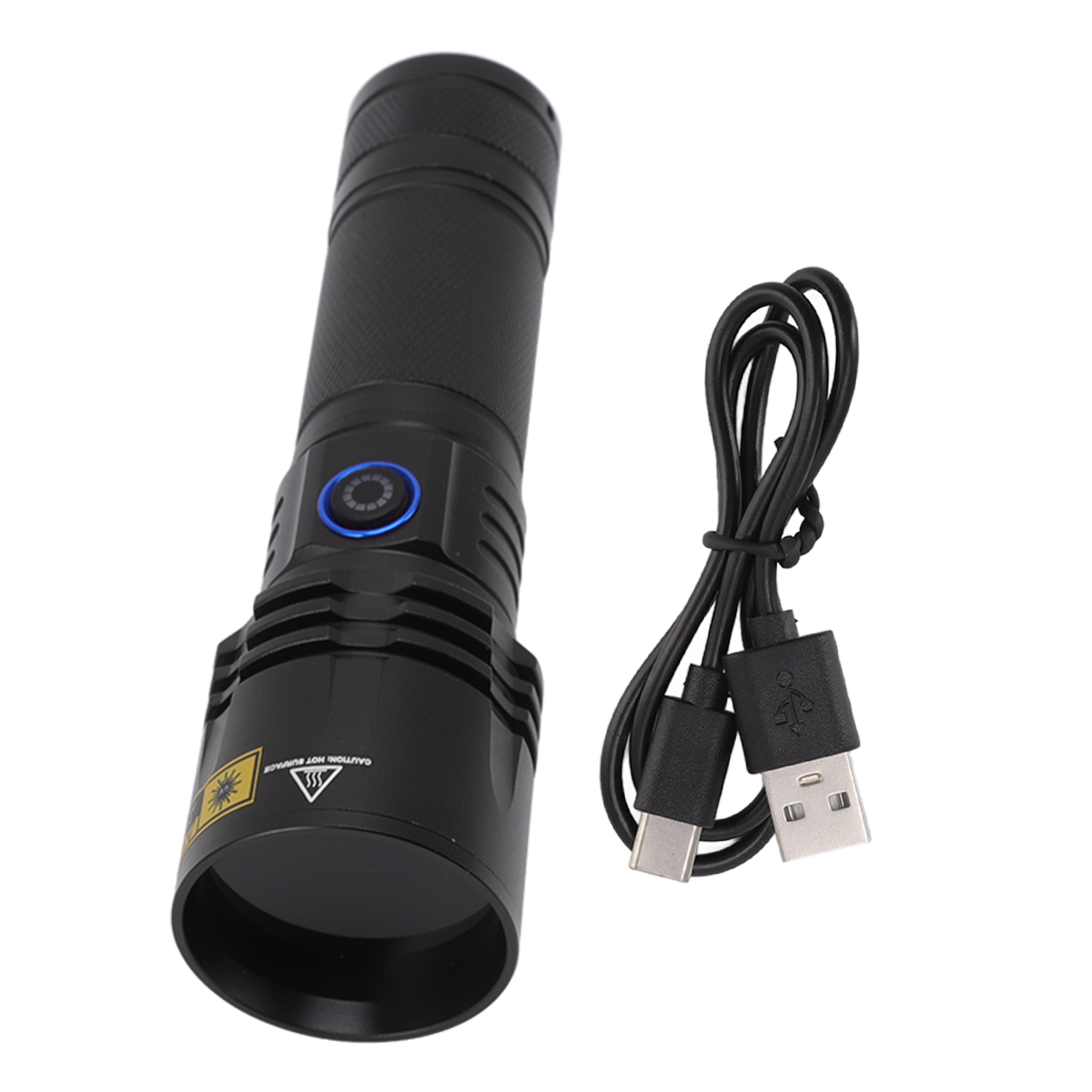 LED UV黑光手电筒 365nm黑镜紫光灯 便携USB充电黑光灯 20W 矿物，NDT，宠物尿液，干燥污渍检测灯（产品不带电池发货）（下单：SV50紫光）