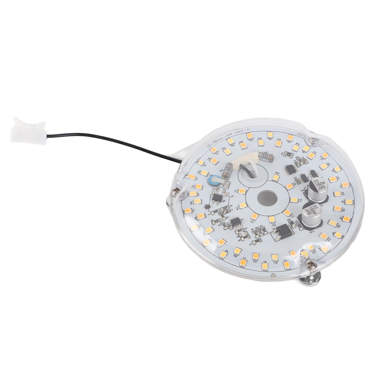 3.93inch Led吊扇灯套件 AC120V 18W 2000LM 带保护罩 磁吸安装 可调光Led改装套件 3色温 CCT调光 吊扇Led灯更换