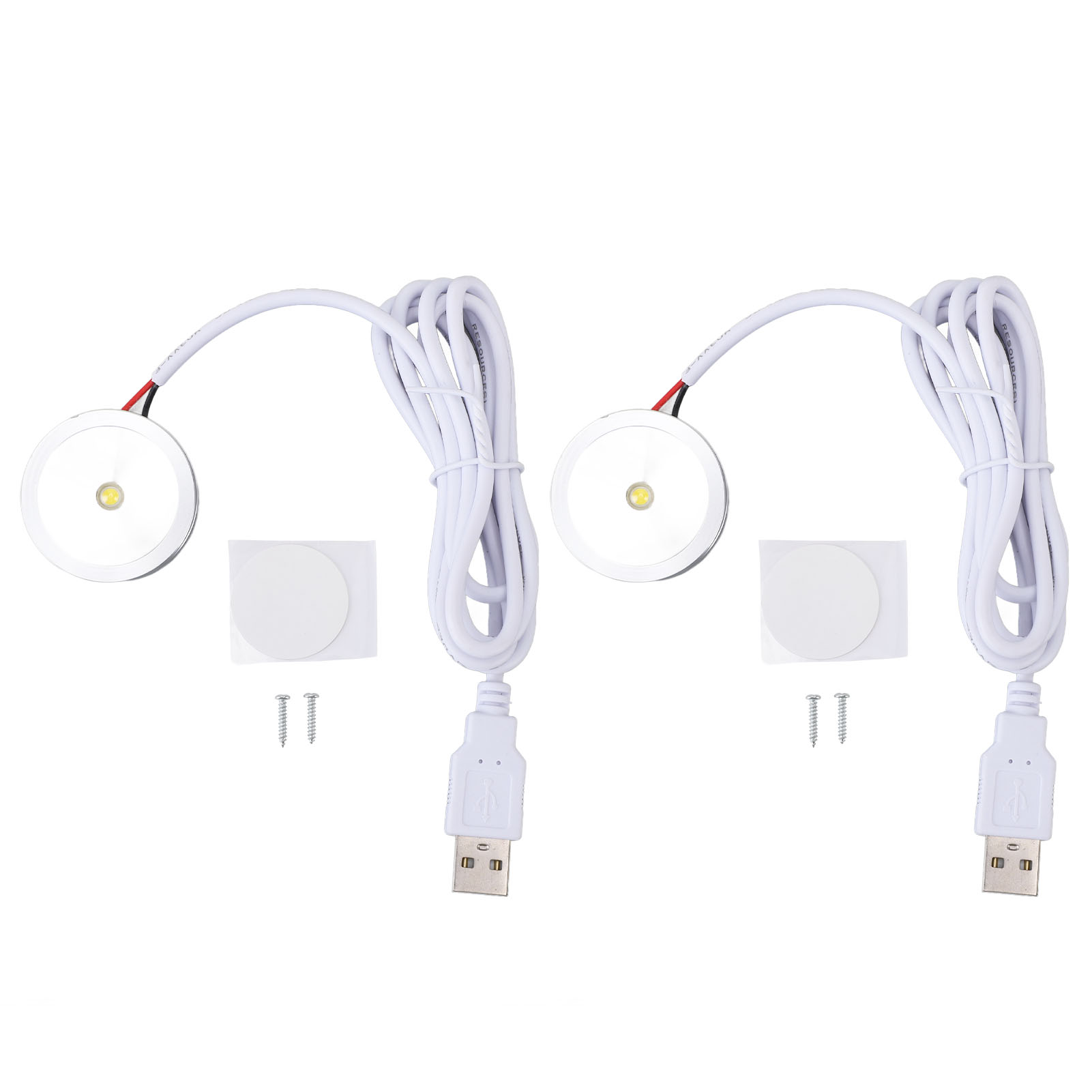 （2套一卖）迷你聚光射灯 5V聚光灯 珠宝展示灯具 USB LED聚光灯 圆形展柜灯 自然光
