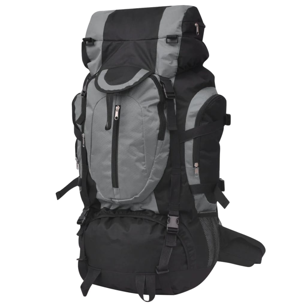 登山背包XXL 75 L黑色和灰色/德国海外仓一件代销vidaXL/成本价15.73欧元