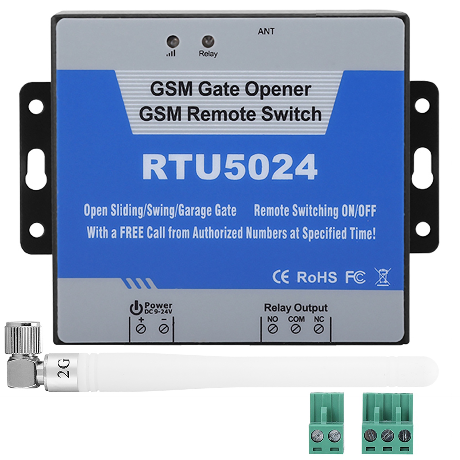 RTU5024  GSM手机门禁控制器远程遥控开关 短信控制开门