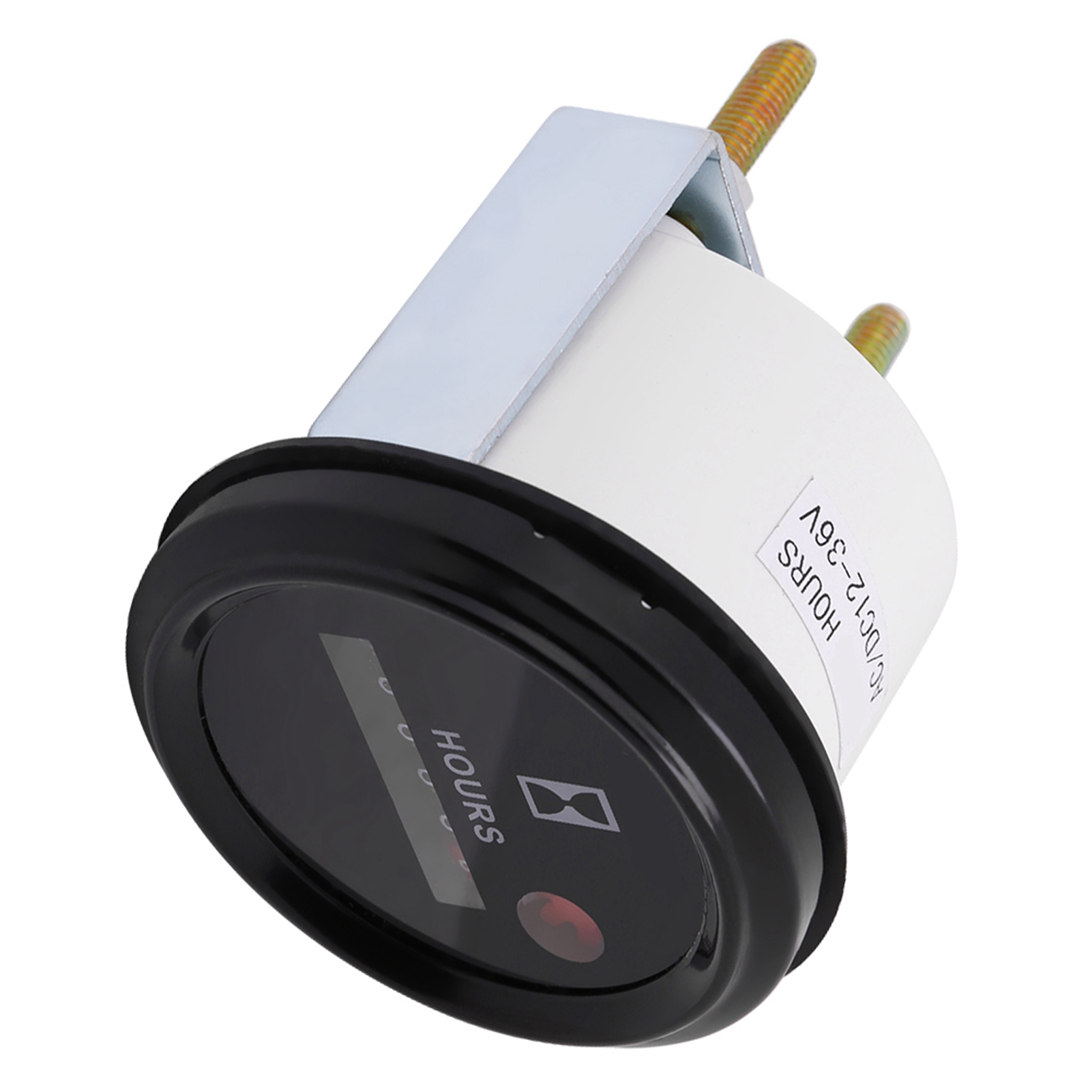 Quartz Hour Meter 12-36V DC/AC - 6 Digit Display For Engines & Equipment