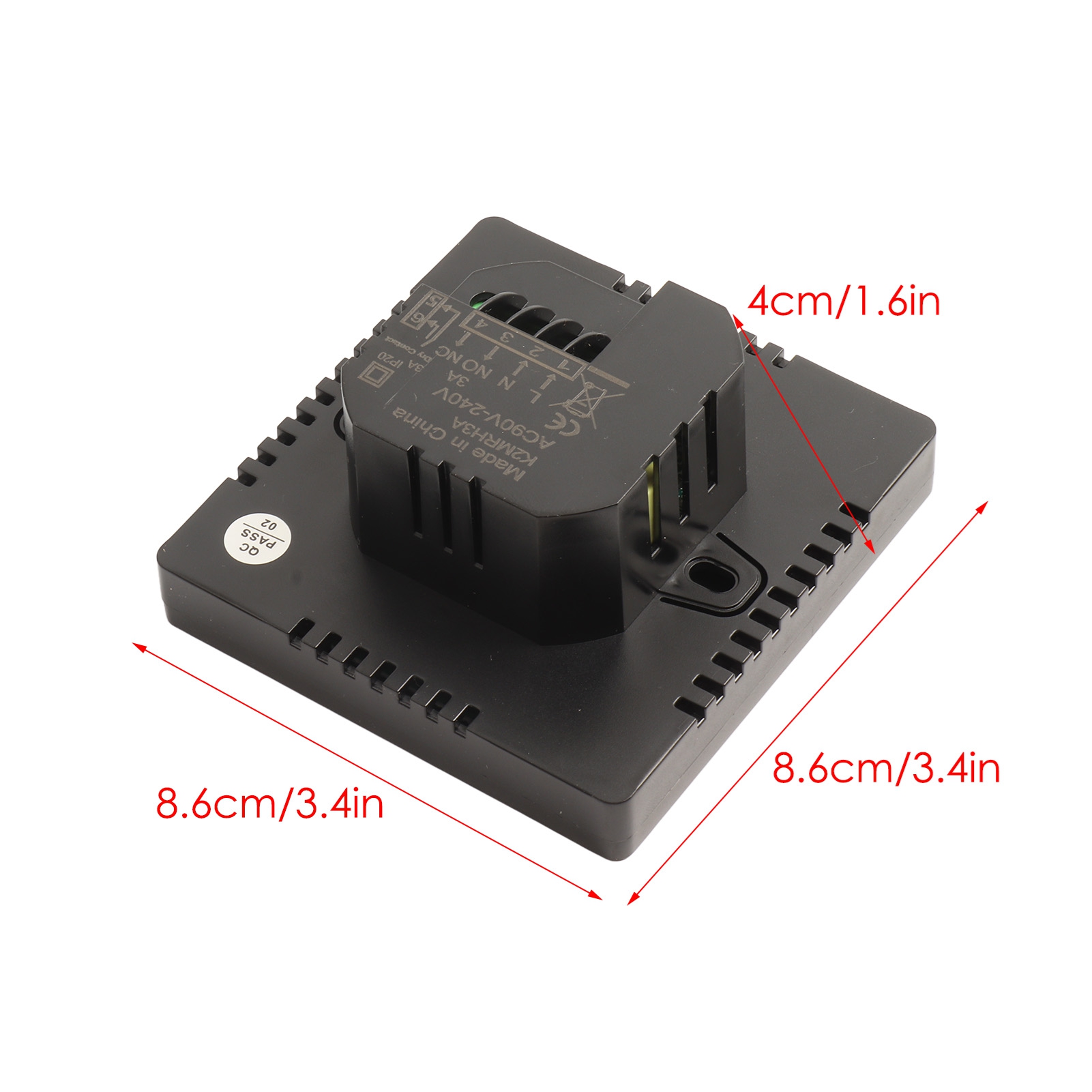 Termostato de calefacción inteligente, controlador de temperatura Digital, Pantalla táctil LCD, anticongelante termostato de calentamiento de Agua Programmable Semanal para el hogar, La Escuela, El termostato DE LA Caldera - details 1