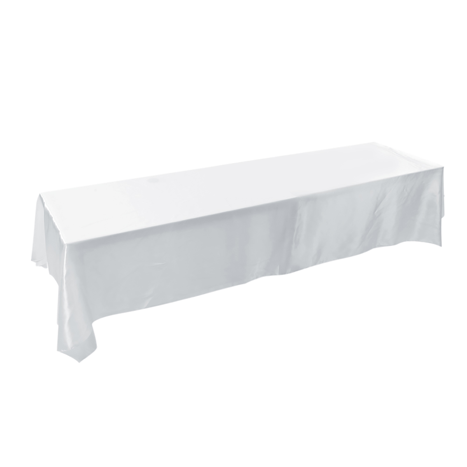 145x320cm Rectangle Tablecloth Table Cover Stain-resistant Banquet Wedding Party Decor White