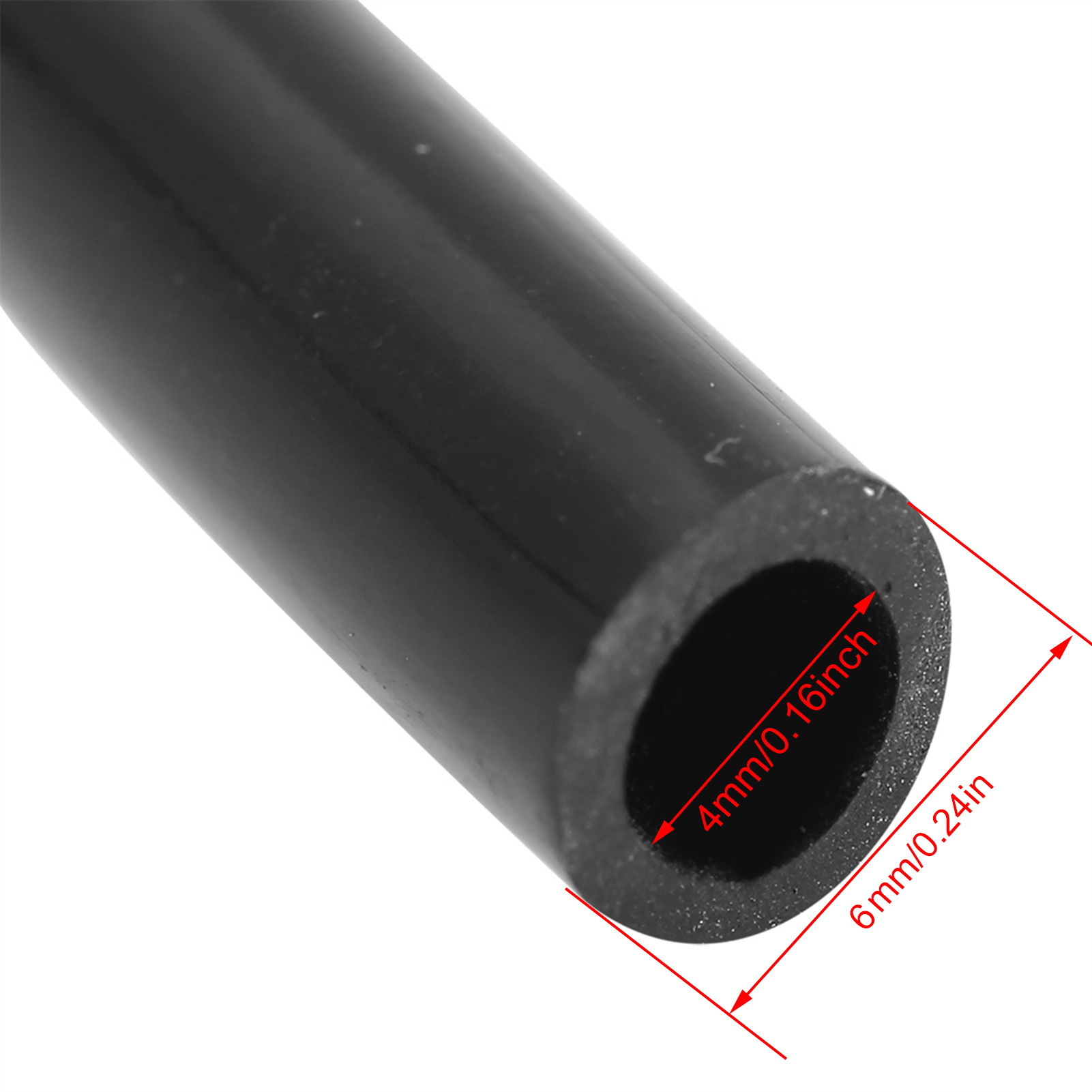 Manguera de Riego por Goteo flexible de PVC de 4/6mm para Riego industrial, Agriculture, césped y Jardín (50 m) - details 0