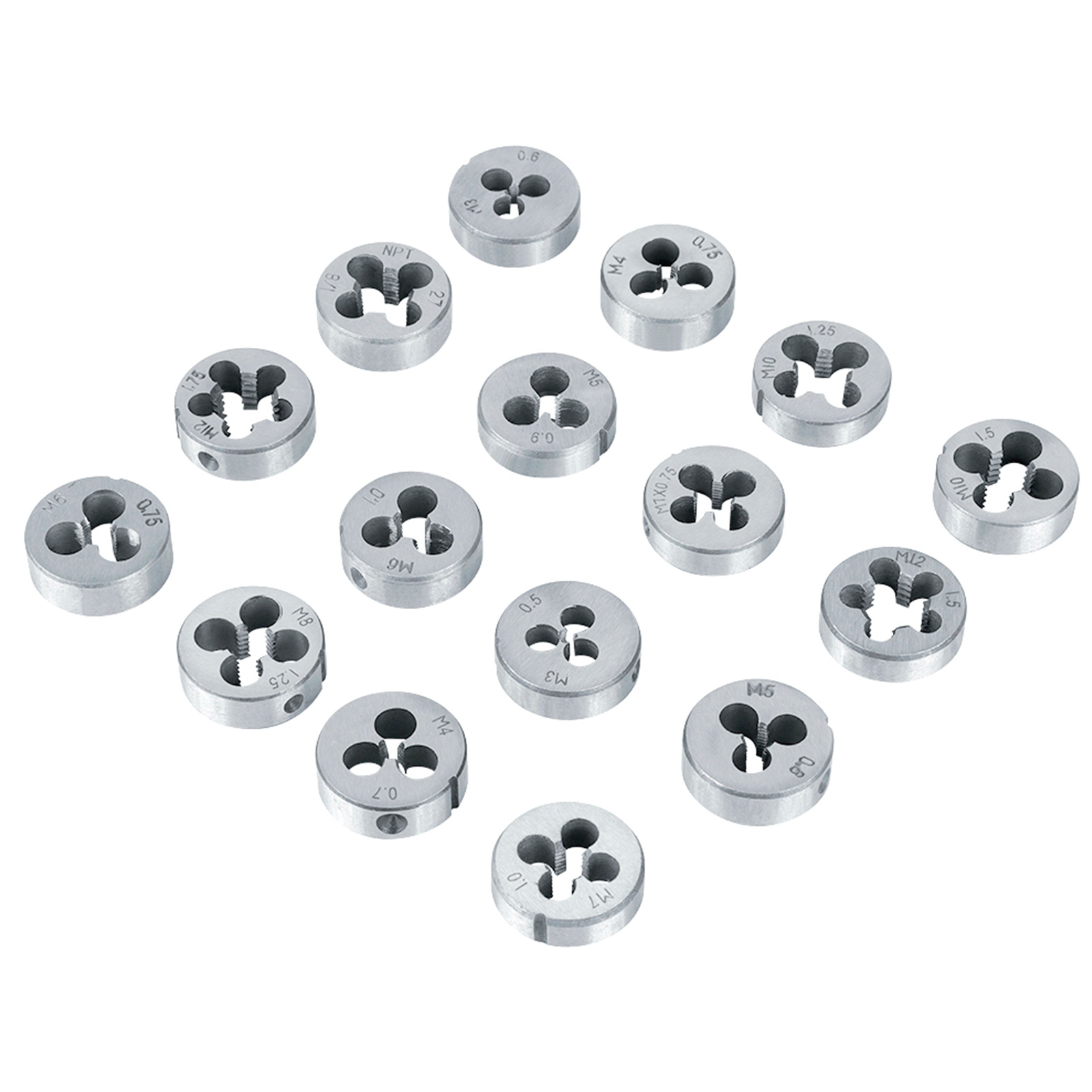 Juego de Machos de Roscar y terrajas de 40 piezas, juego de Machos de roslar y terrajas de flauta M3 a M12 con extractores de tornillos, para Máquinas de precisión, módulos de precisión, transformadores, machos de Roscar y terrajas - details 2