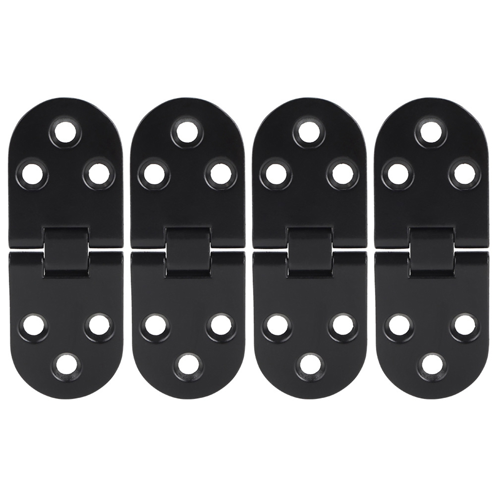 4 pièces en alliage de zinc noir charnière de volet de porte charnière de table pour accessoire de matériel d'armoire