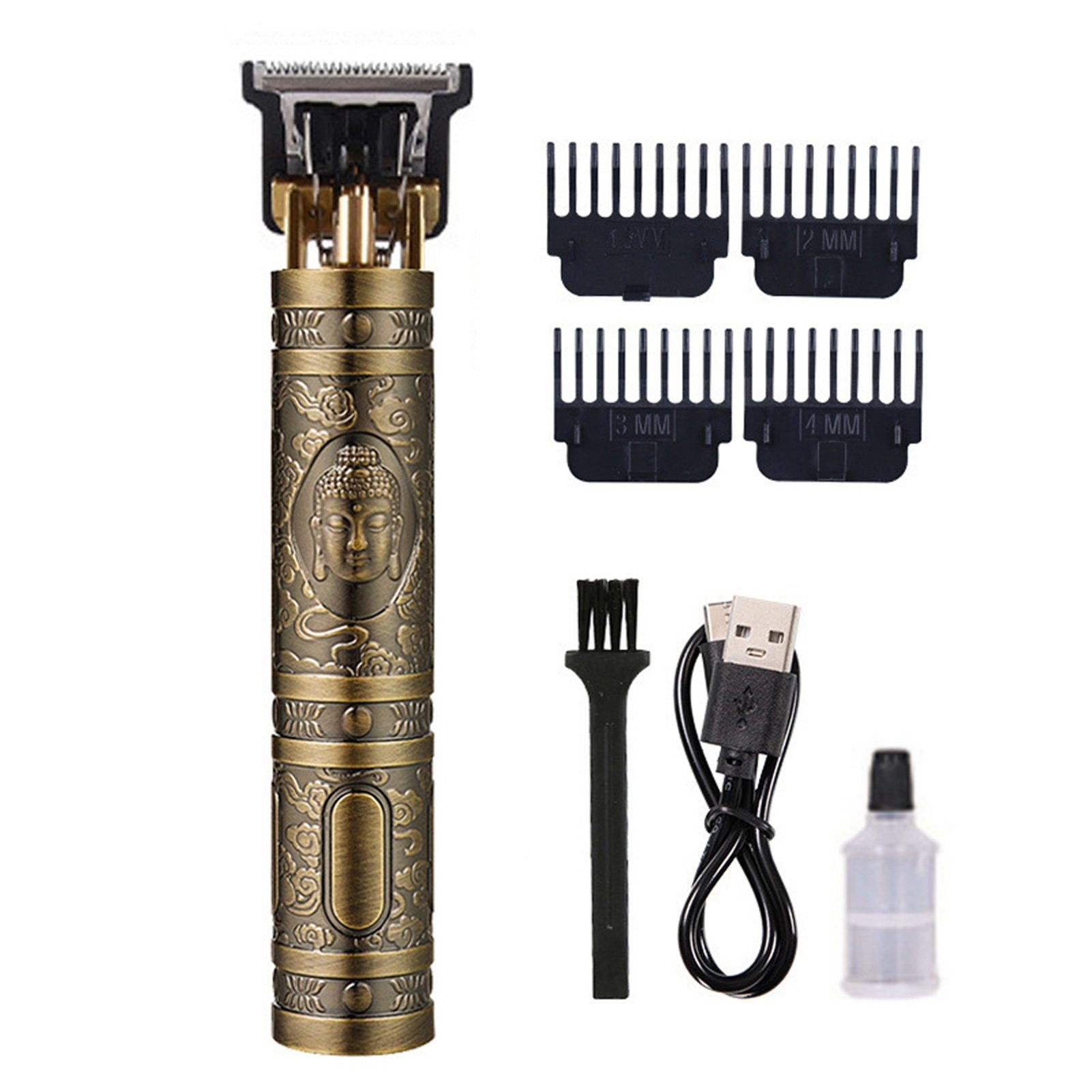 Cortadora de Cabello para hombres con Cabeza en T resistant to Agua Y 4 peines Guía, Cortadora de Cabello with Pantalla digital LCD, Cortadora de Cabello para familias y peluquerías, juego de accesorios de baño - details 0