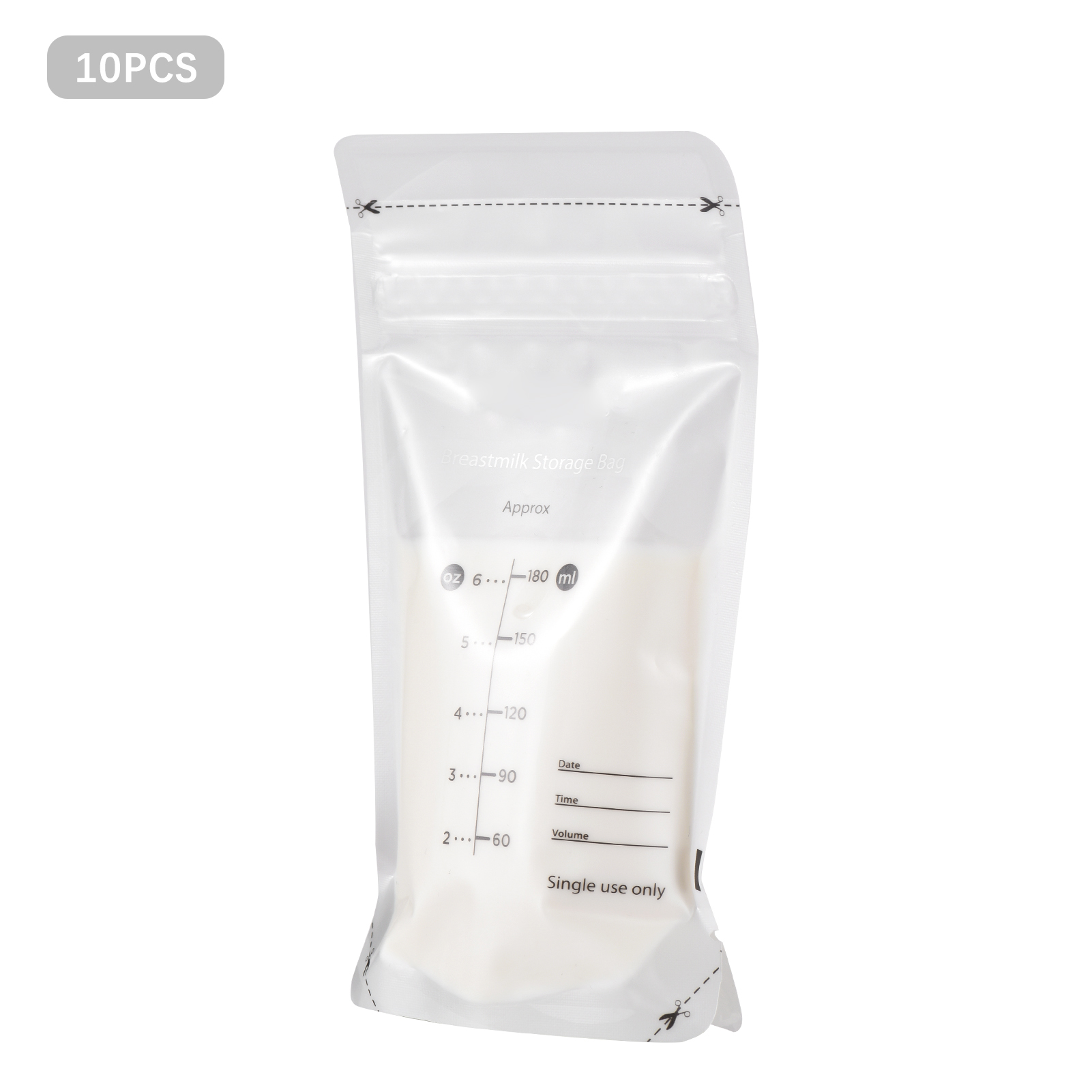 [通拓商品]YOUHA 母乳保鲜袋 储奶袋 PET+LDPE材质 容量180ml 50个装